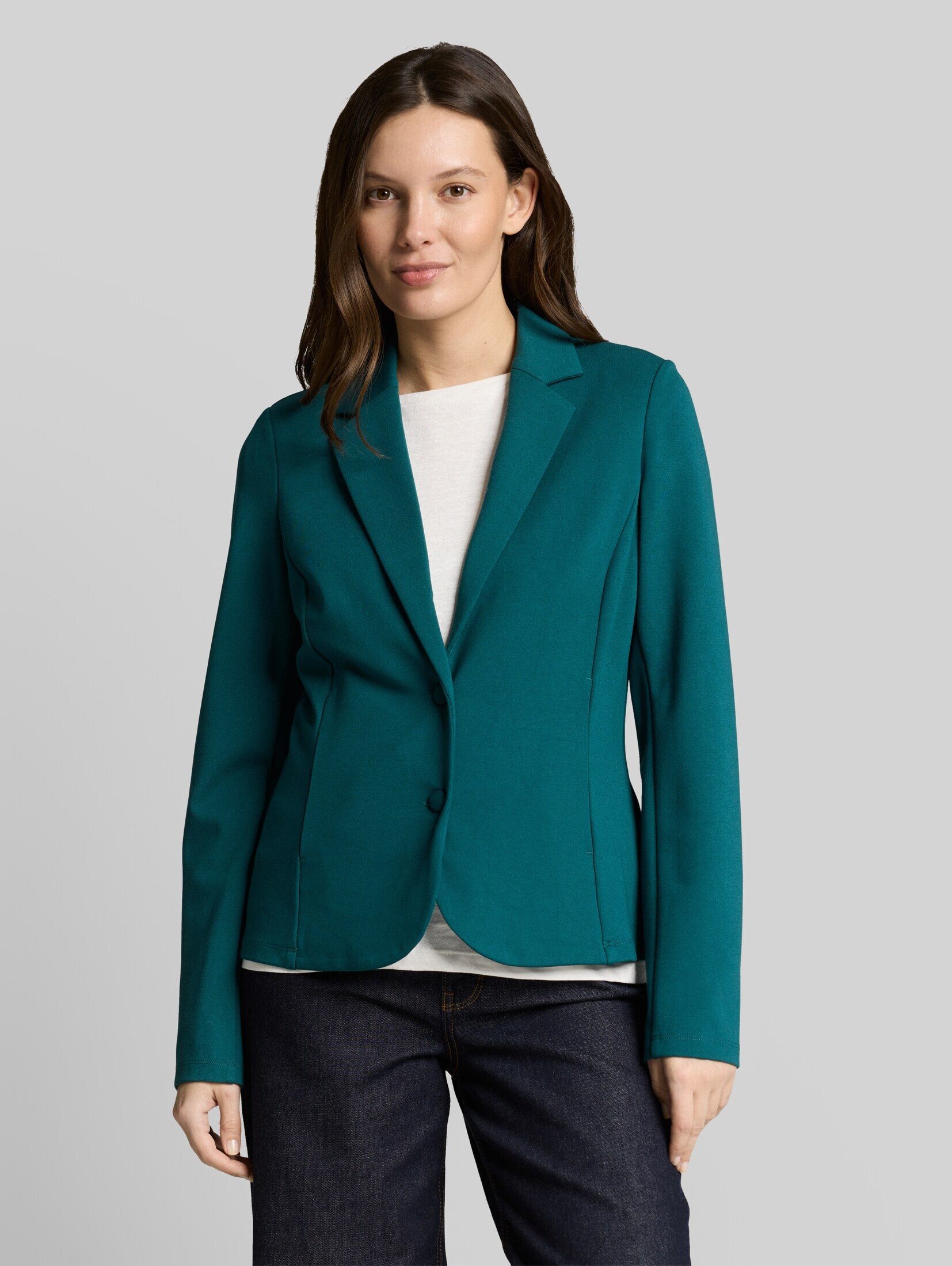 TOM TAILOR Jackenblazer Blazer Slim Fit Blazer mit Eingriffstaschen