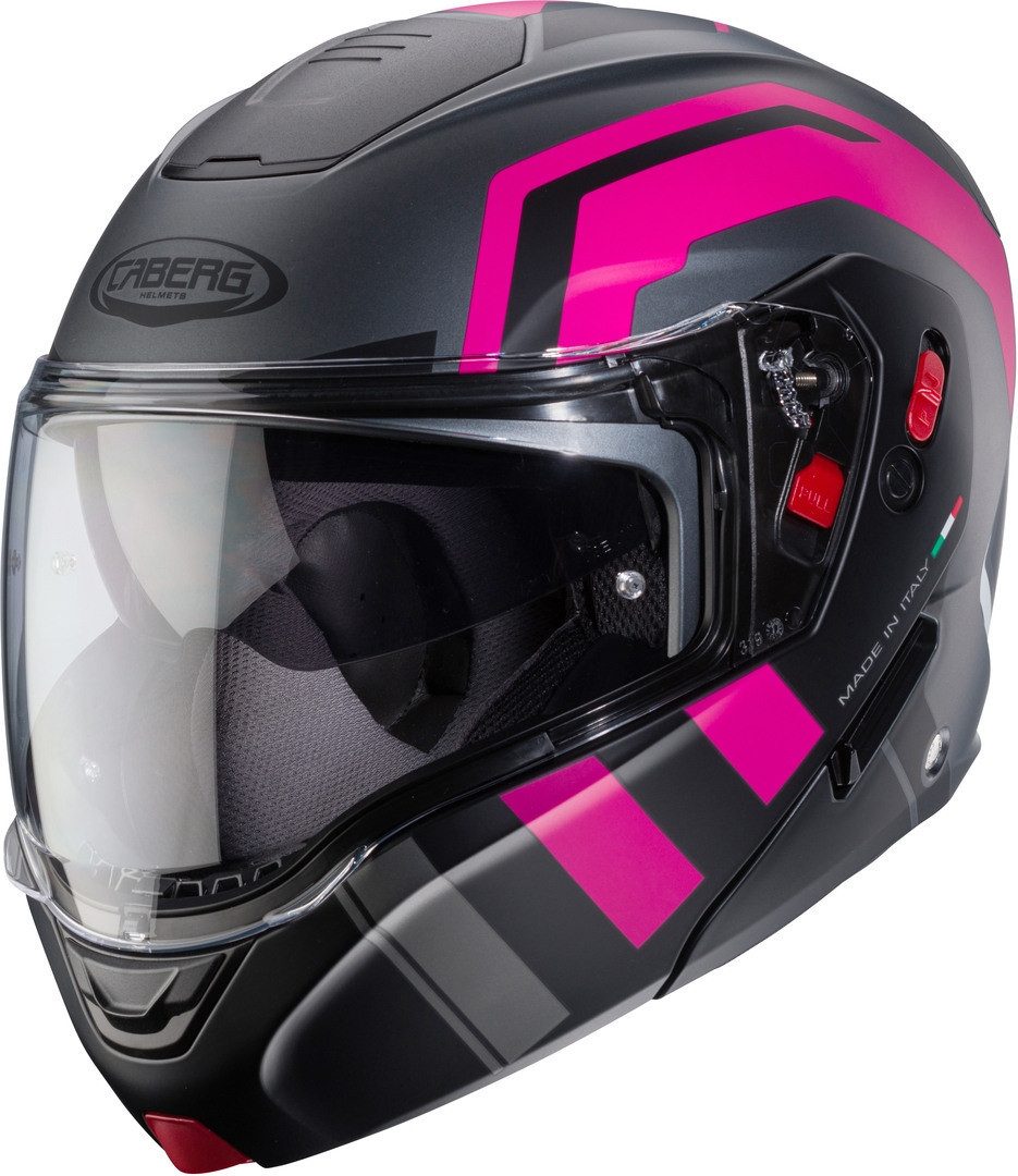 Caberg Motorradhelm Horus X Road Klapphelm, Vorbereitet Für Kommunikationssystem,integriertes Sonnenvisier