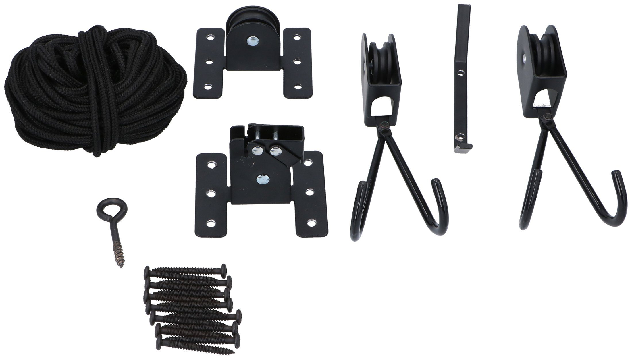 Dunlop Fahrradlift Fahrraddeckenhalterungen (Deckenlift Halterung für Fahrräder, Tragkraft max. 20 kg), Fahrrad Deckenlift