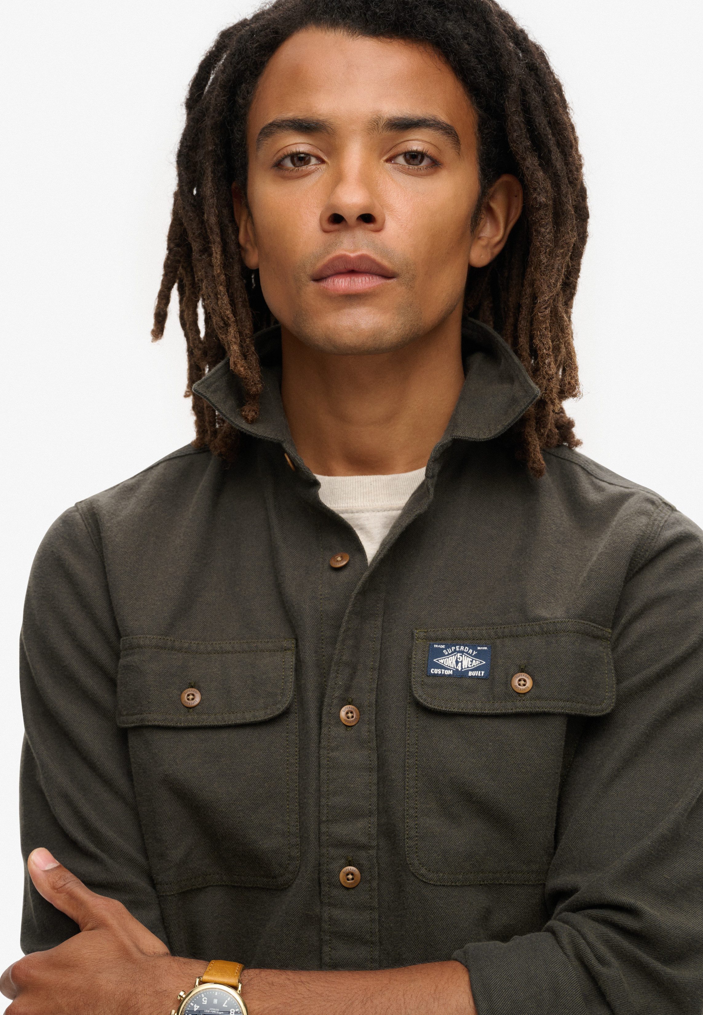 Superdry Langarmhemd FLANNEL WORKWEAR SHIRT