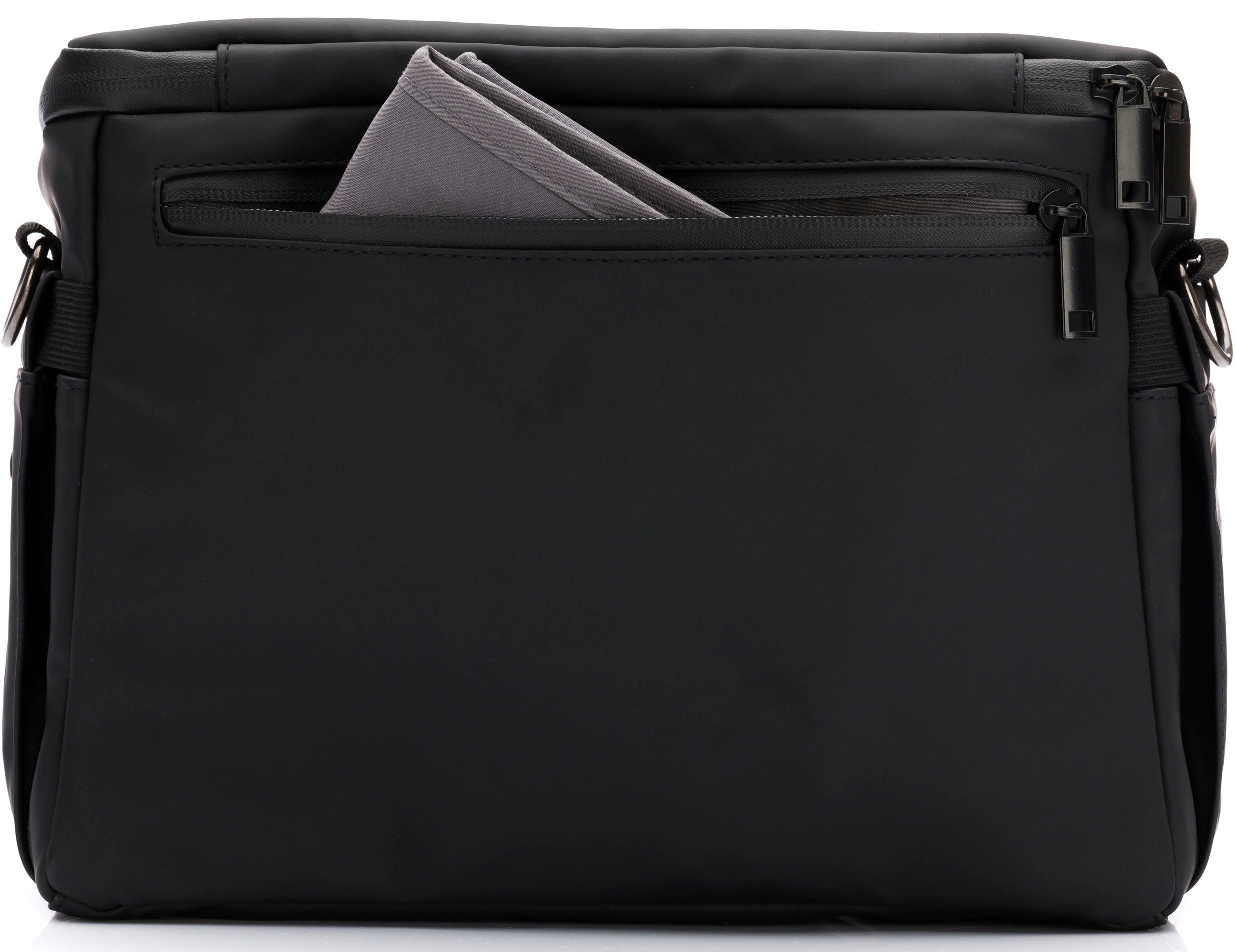 Fillikid Kinderwagen-Tasche Buggy Organizer Larvik, schwarz, inkl. Wickelunterlage