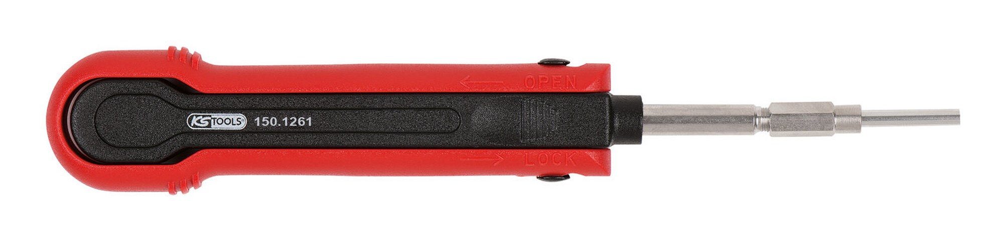 KS Tools Montagewerkzeug, L: 16 cm, Entriegelungswerkzeug für Rundstecker 1,5 mm (AMP Tyco 1,5)