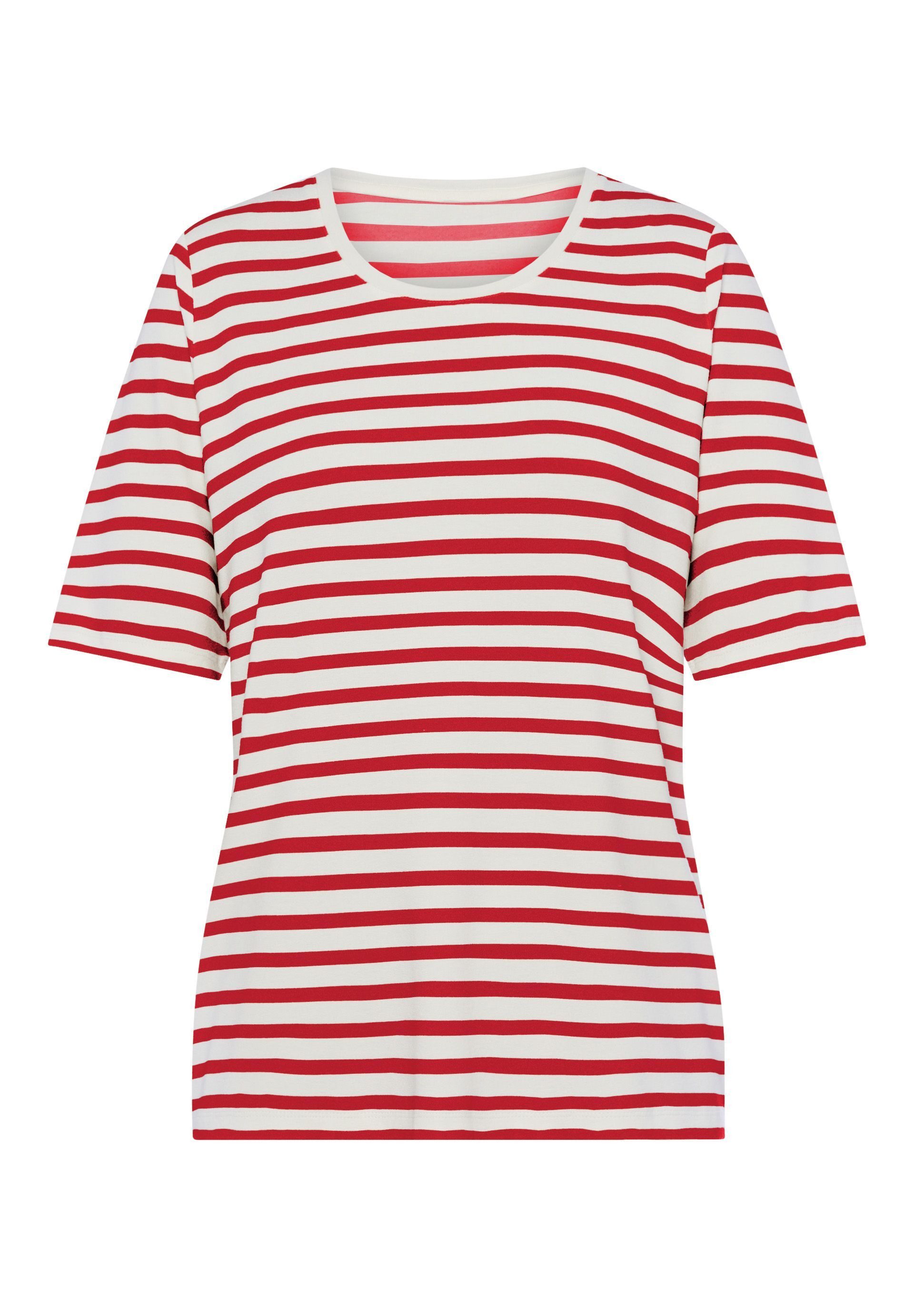 FRANK WALDER T-Shirt im Streifenprint