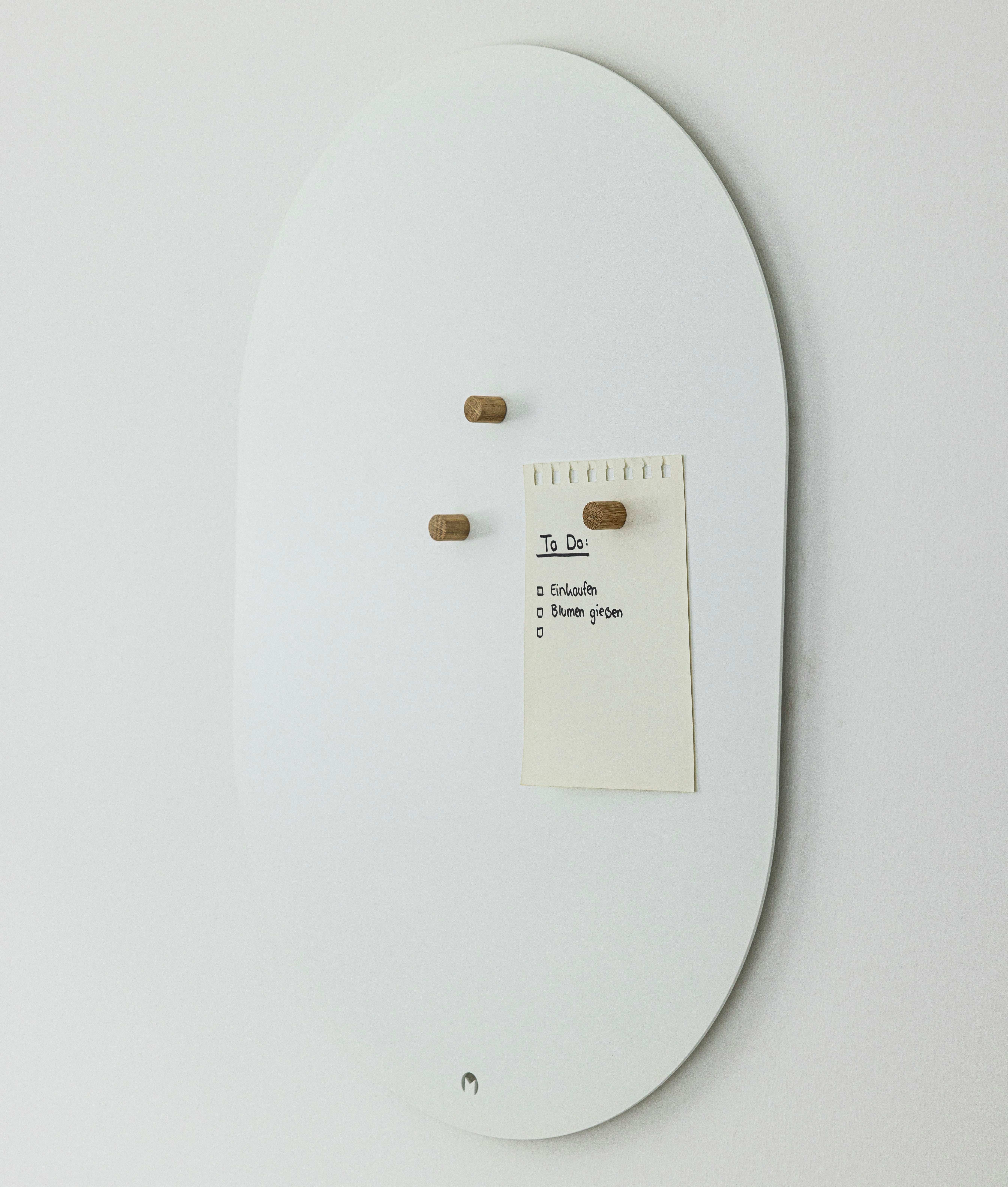Metallbude Magnettafel TAVO, hochwertiges ovales Magnetboard, günstig online kaufen