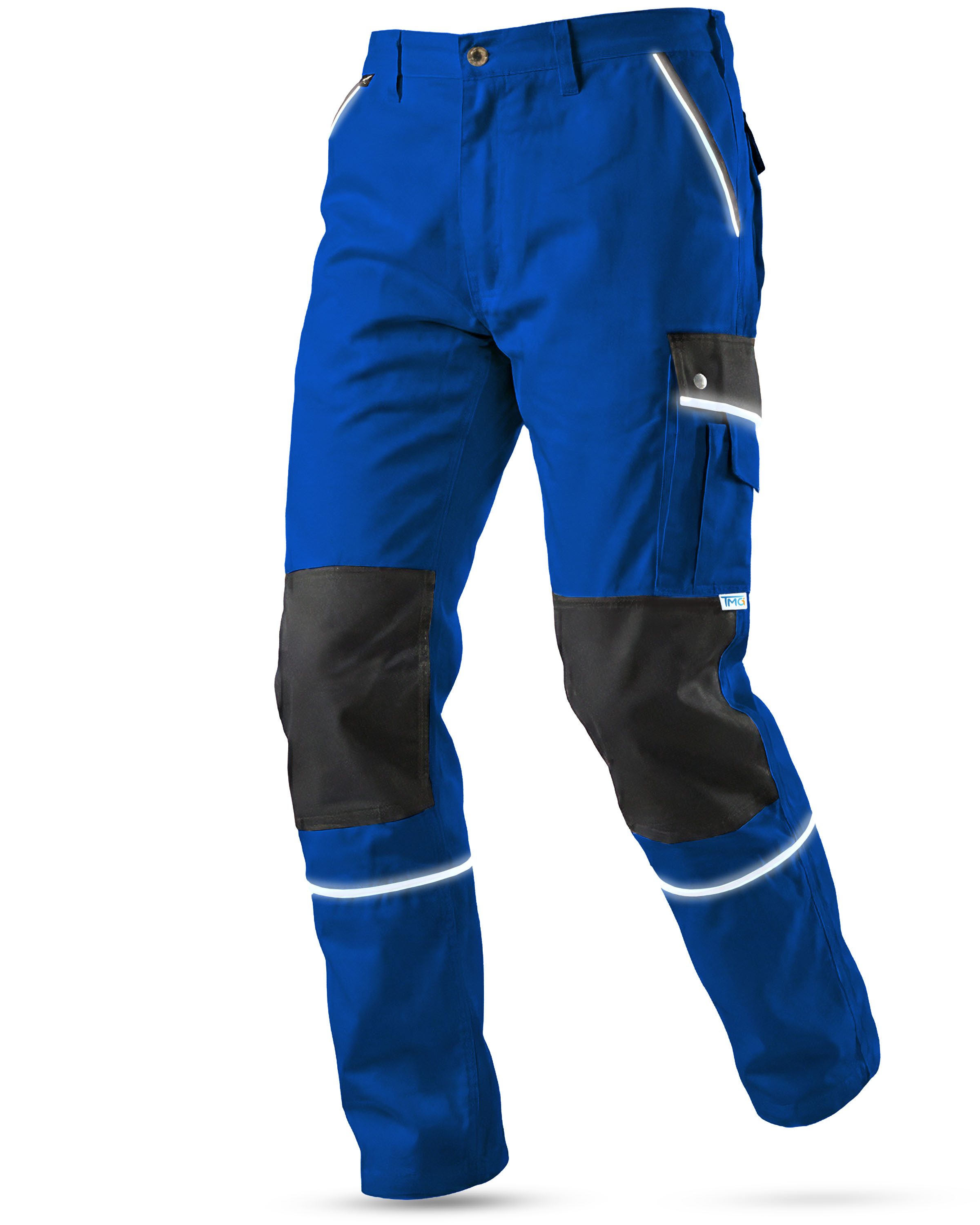 TMG International Arbeitshose Arbeitshose Bundhose Cargohose Style Arbeitshose Herren mit Kniepolstertaschen in Übergrößen erhältlich