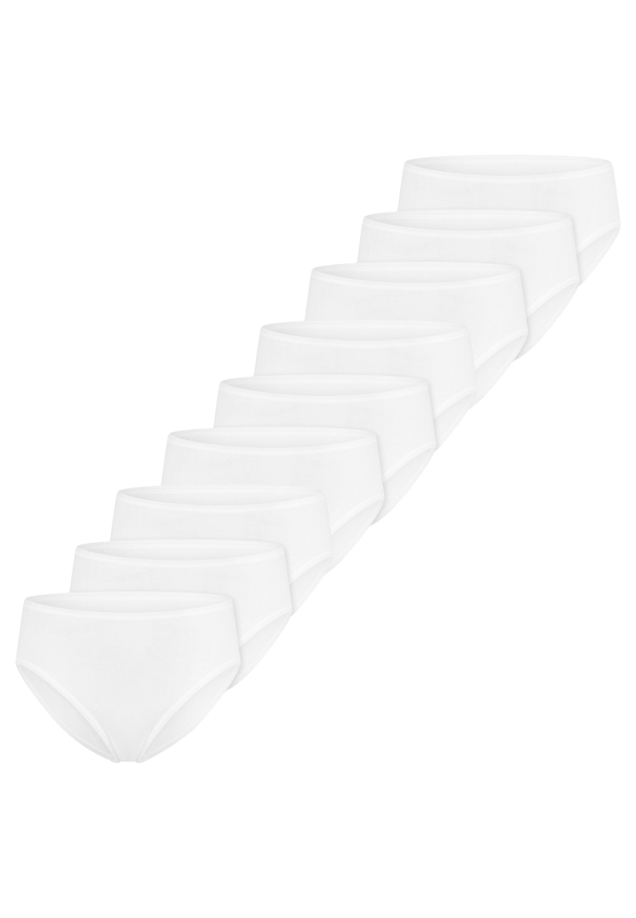 Schiesser Hüftslip 9er Pack Essentials Cotton (Spar-Set, 9-St) Slip - Baumwolle - Atmungsaktiv - Optimale Passform