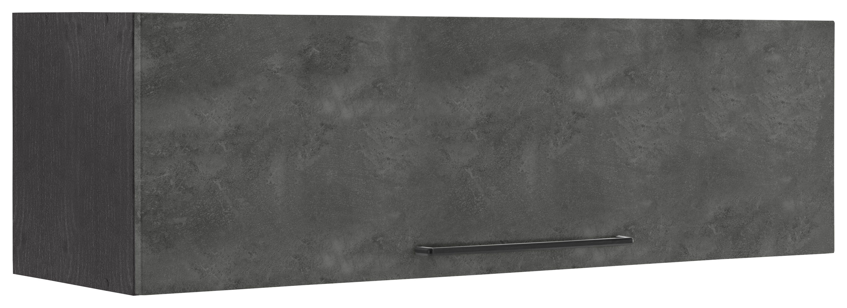 MÖBEL 110 Metallgriff, Front schwarzer Klapphängeschrank MDF mit breit, cm Tulsa Klappe, HELD 1