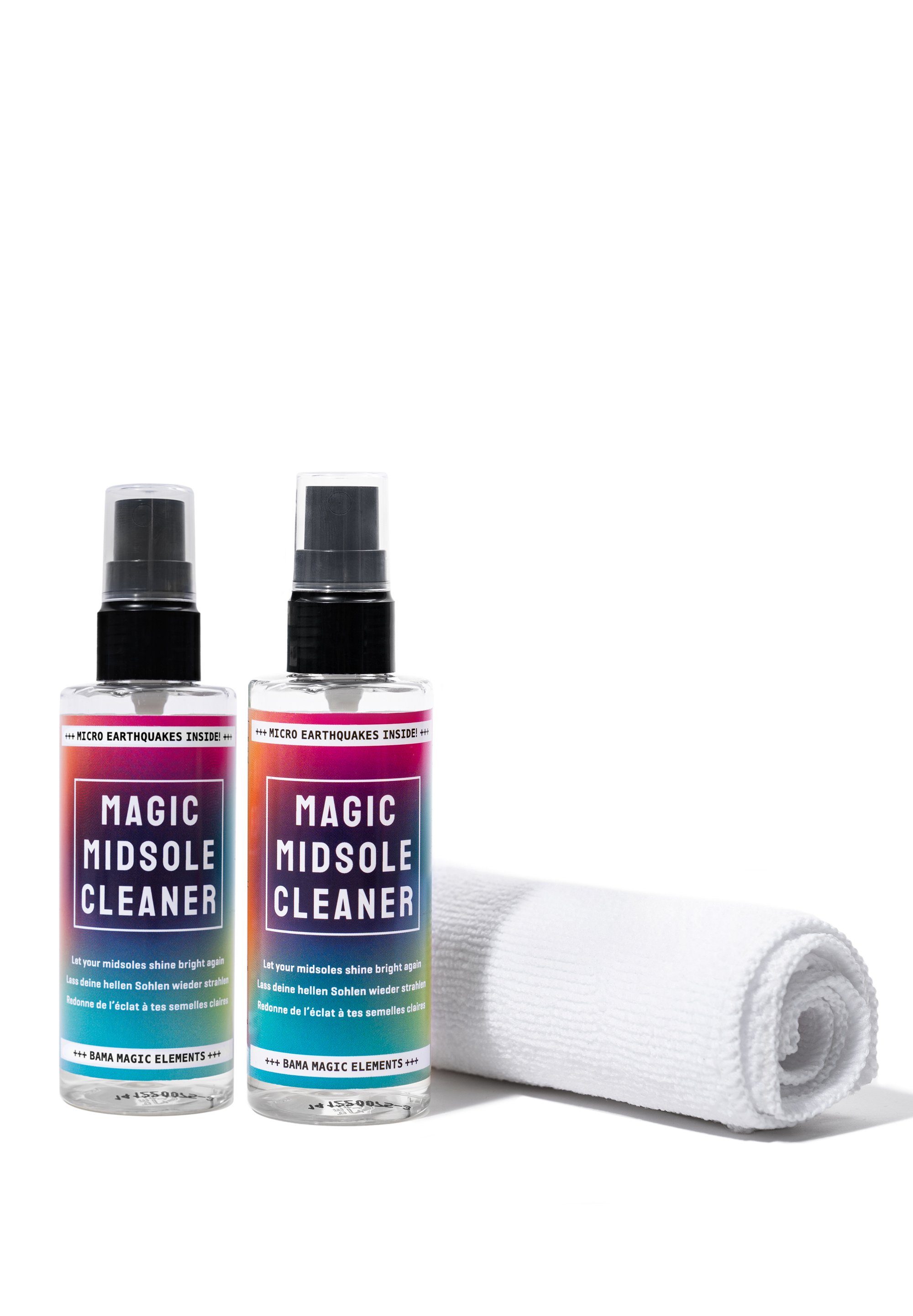 BAMA Group Bama Magic Midsole 1x Tuch Schuhreiniger Set (2x Cleaner Magic Midsole + Startet Cleaner gratis)