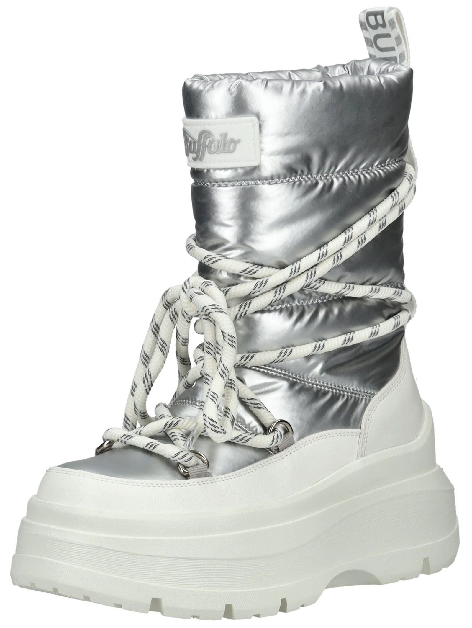 Buffalo Buffalo Stiefel Lederimitat/Textil Schnürstiefel günstig online kaufen