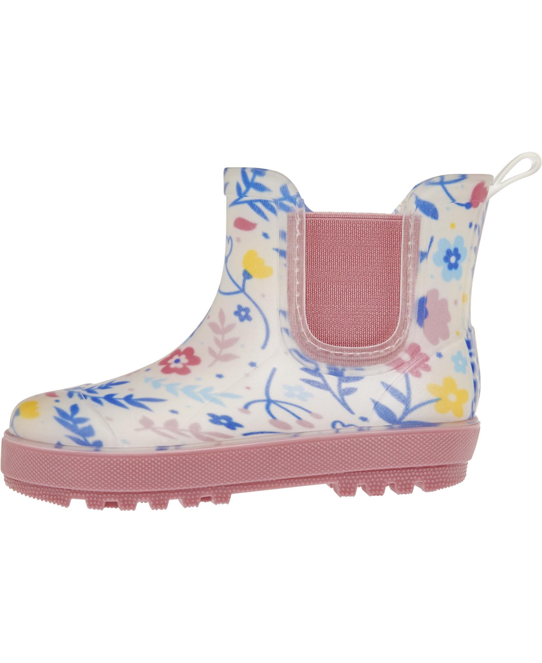 Playshoes Regenstiefel Halbschaft Blumen Gummistiefel