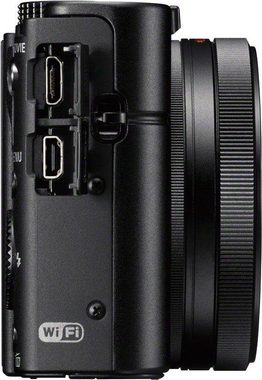 Sony DSC-RX100 III G Systemkamera (24-70mm Carl Zeiss Vario Sonnar T* Objektiv (F1.8-F2.8), 20,1 MP, 2,9x opt. Zoom, WLAN (Wi-Fi), NFC, inkl. VCT-SGR1 Stativgriff)