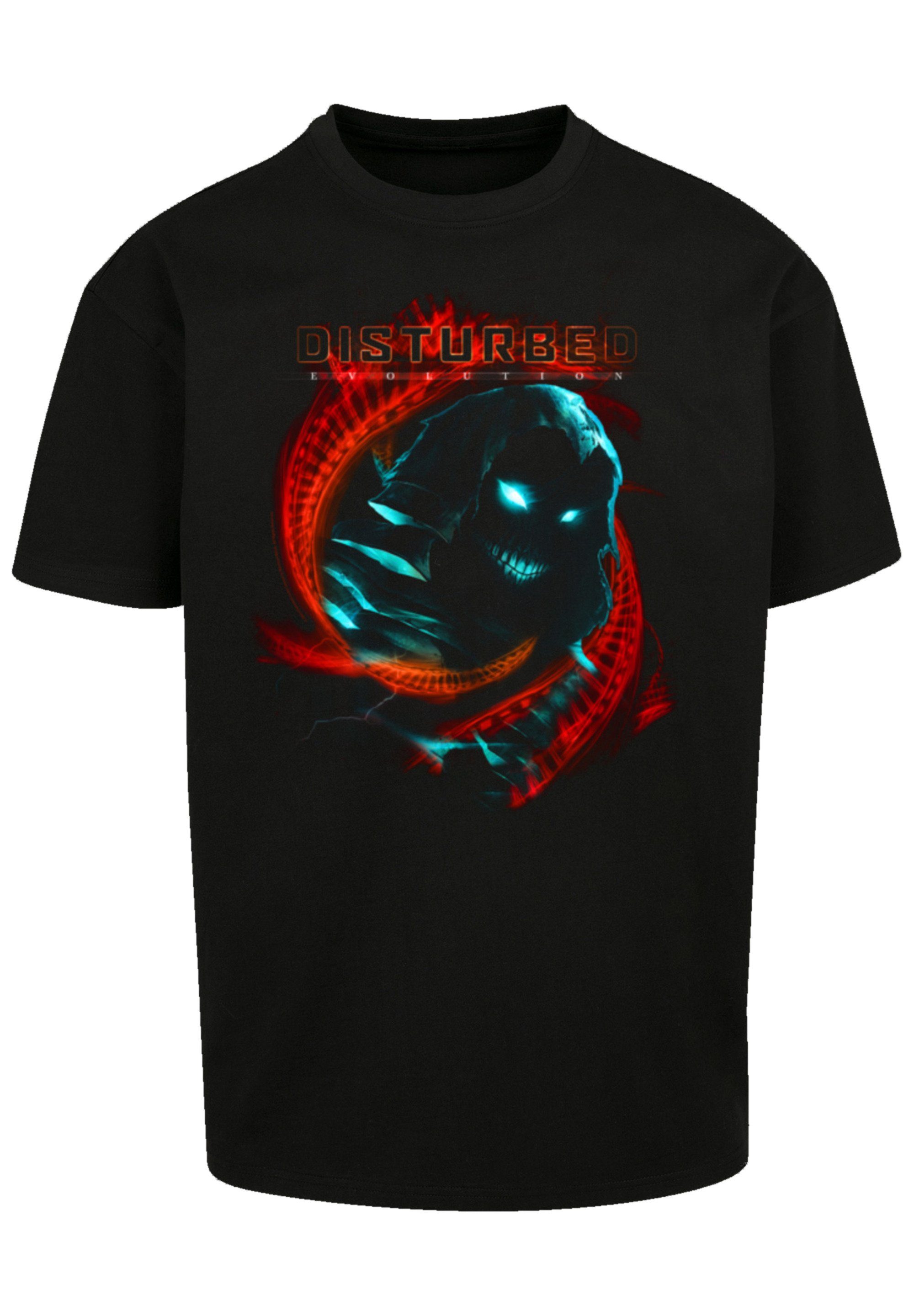 DNA Rock-Musik, Band Disturbed Premium T-Shirt Qualität, Metal Swirl Heavy F4NT4STIC