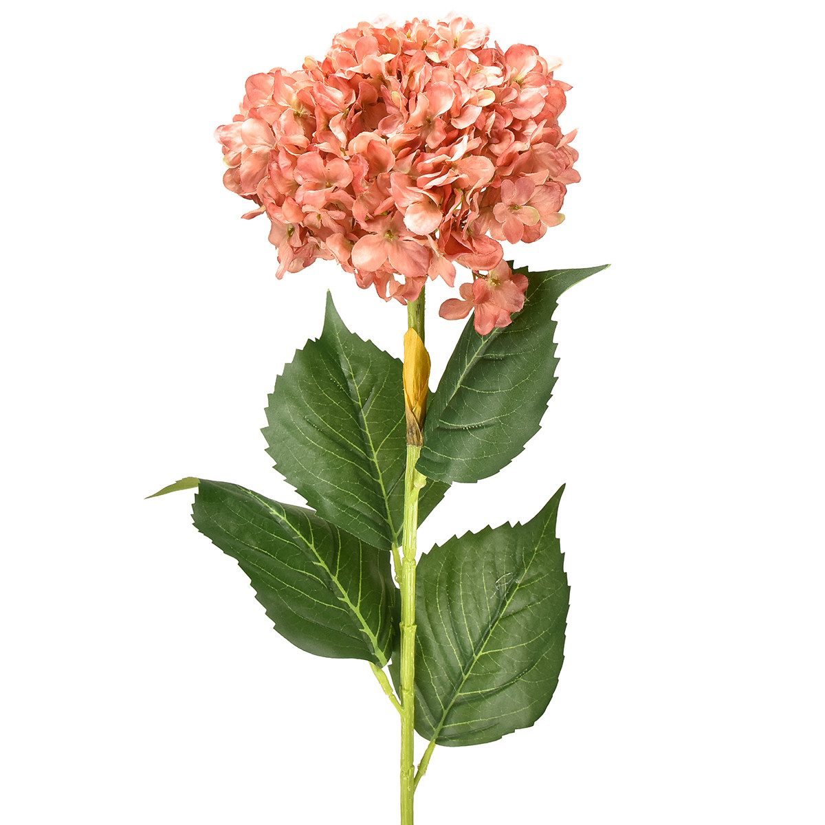 Kunstblume Premium Deko Hortensie Rosa 80cm - Künstliche Blume für, Viana, Höhe 80 cm