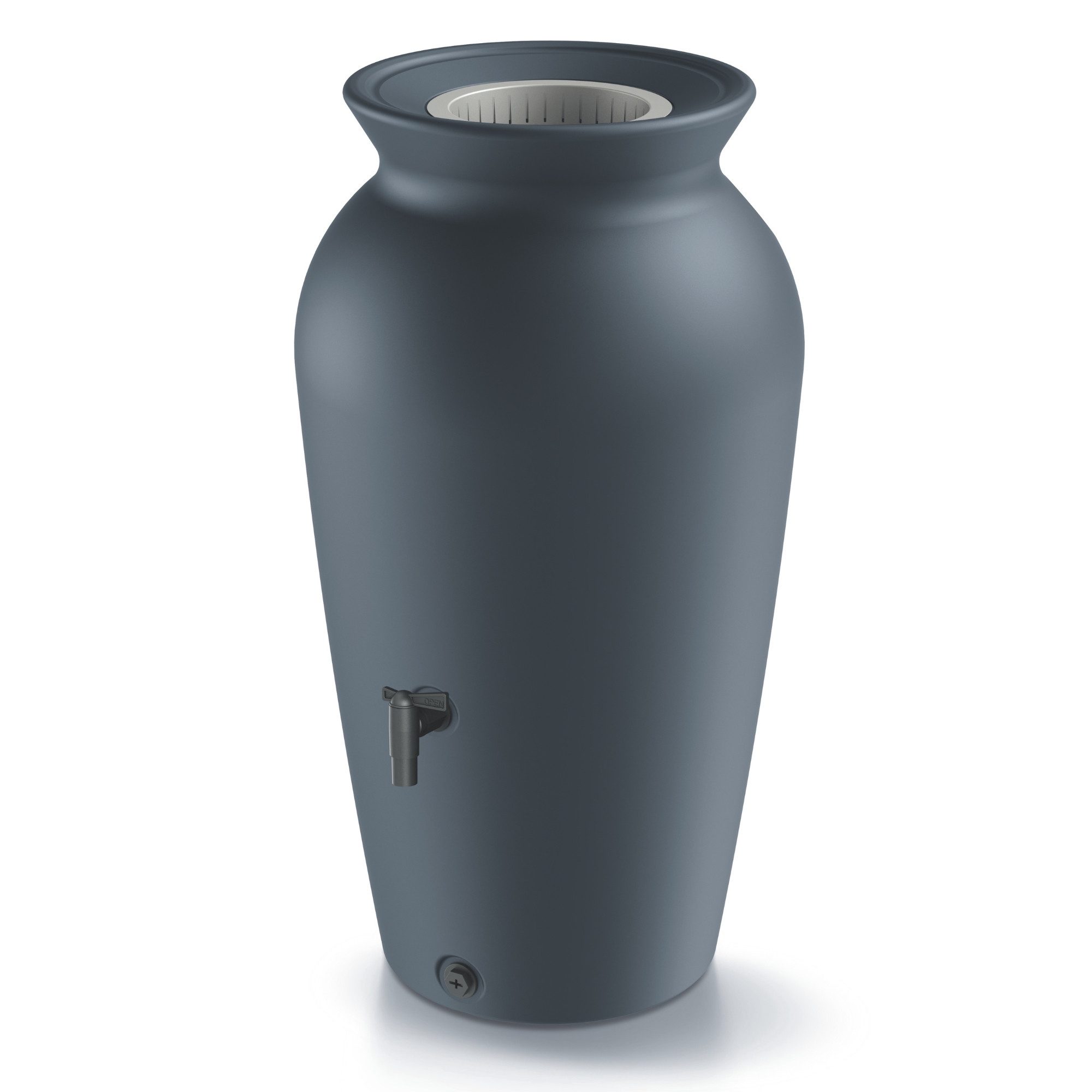 YourCasa Regentonne 120-230 Liter [DropCatcher] mit Filterkorb, 120 l, Frostsicher, Filterkorb, Wasserhahn