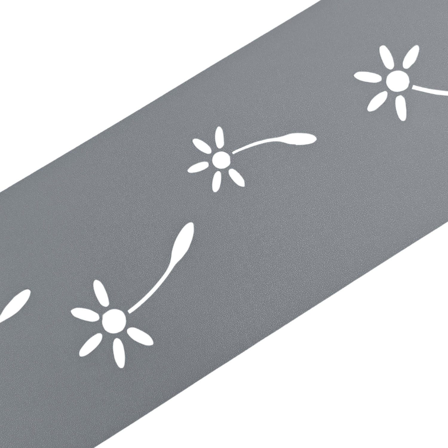 zaunzu Sichtschutzstreifen Premium Dekor Pusteblume Lasermuster günstig online kaufen