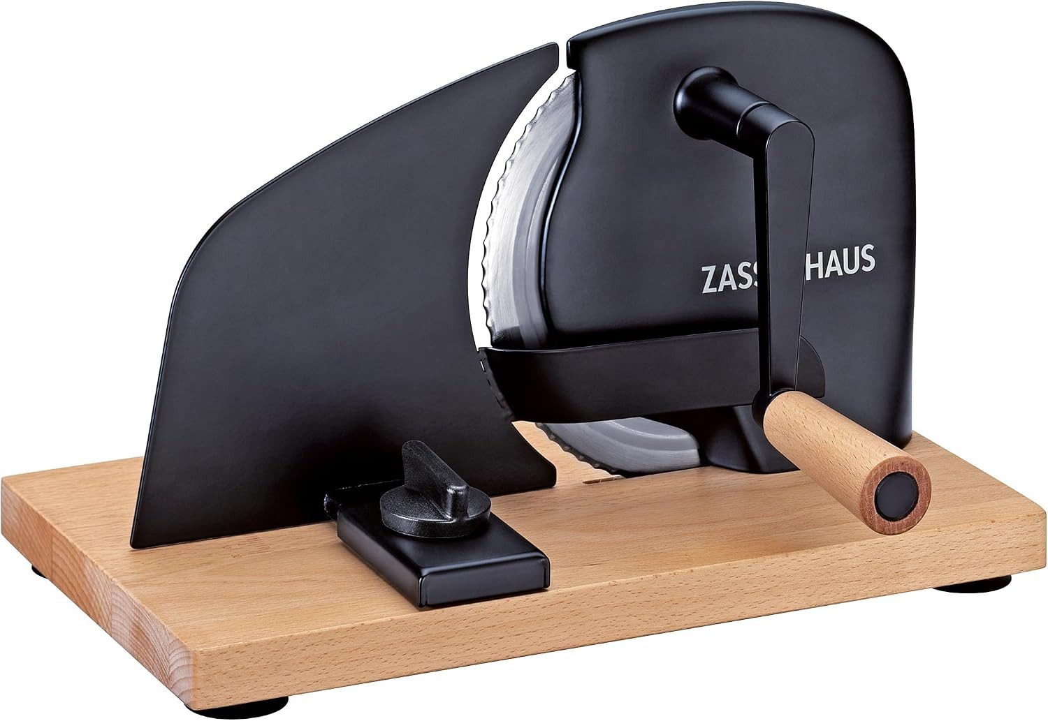 ZASSENHAUS Allesschneider Zassenhaus Brotschneidemaschine PURE schwarz