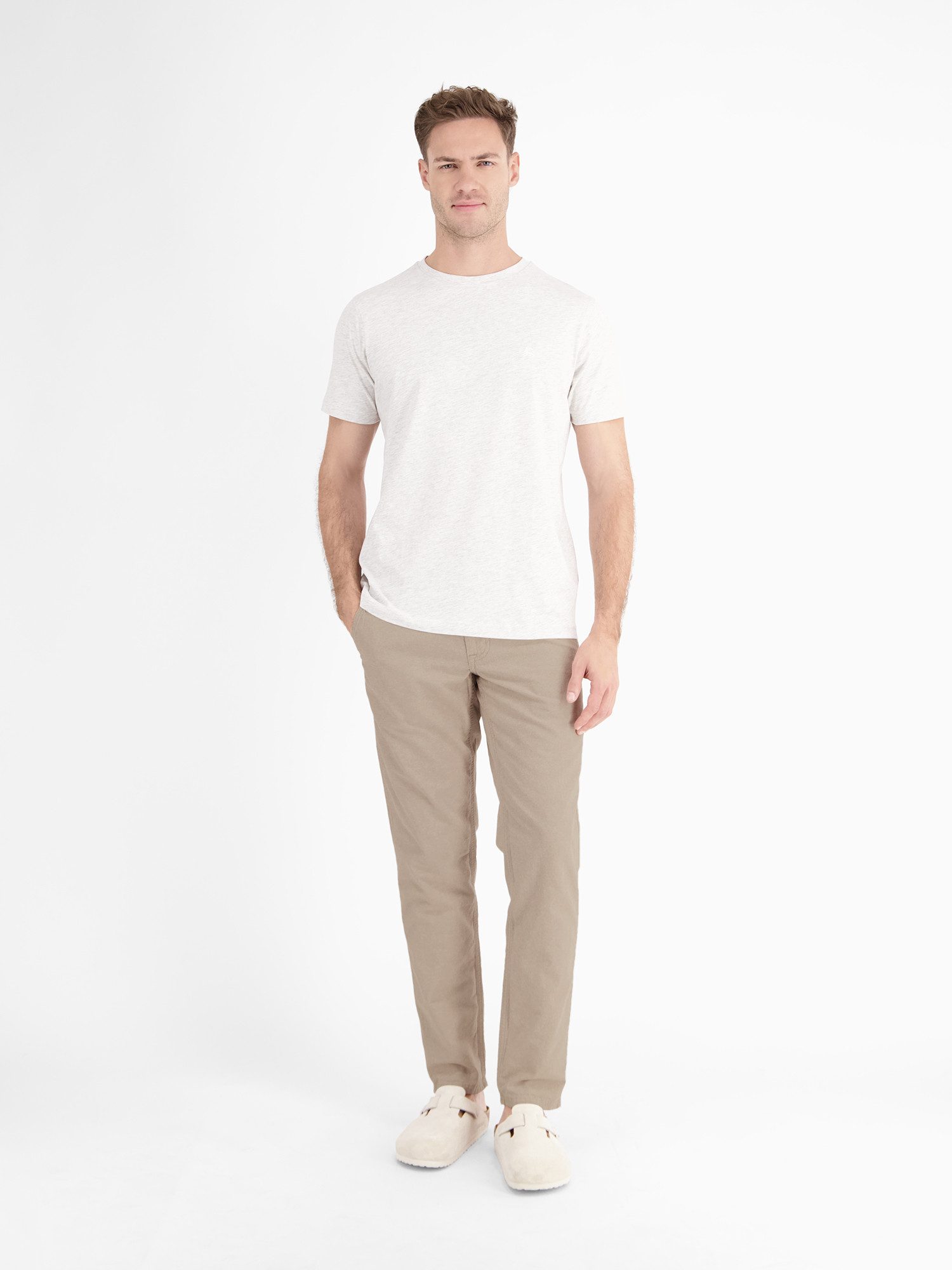 LERROS Chinohose Sommerliche Chino mit Leinenanteil, RELAX FIT