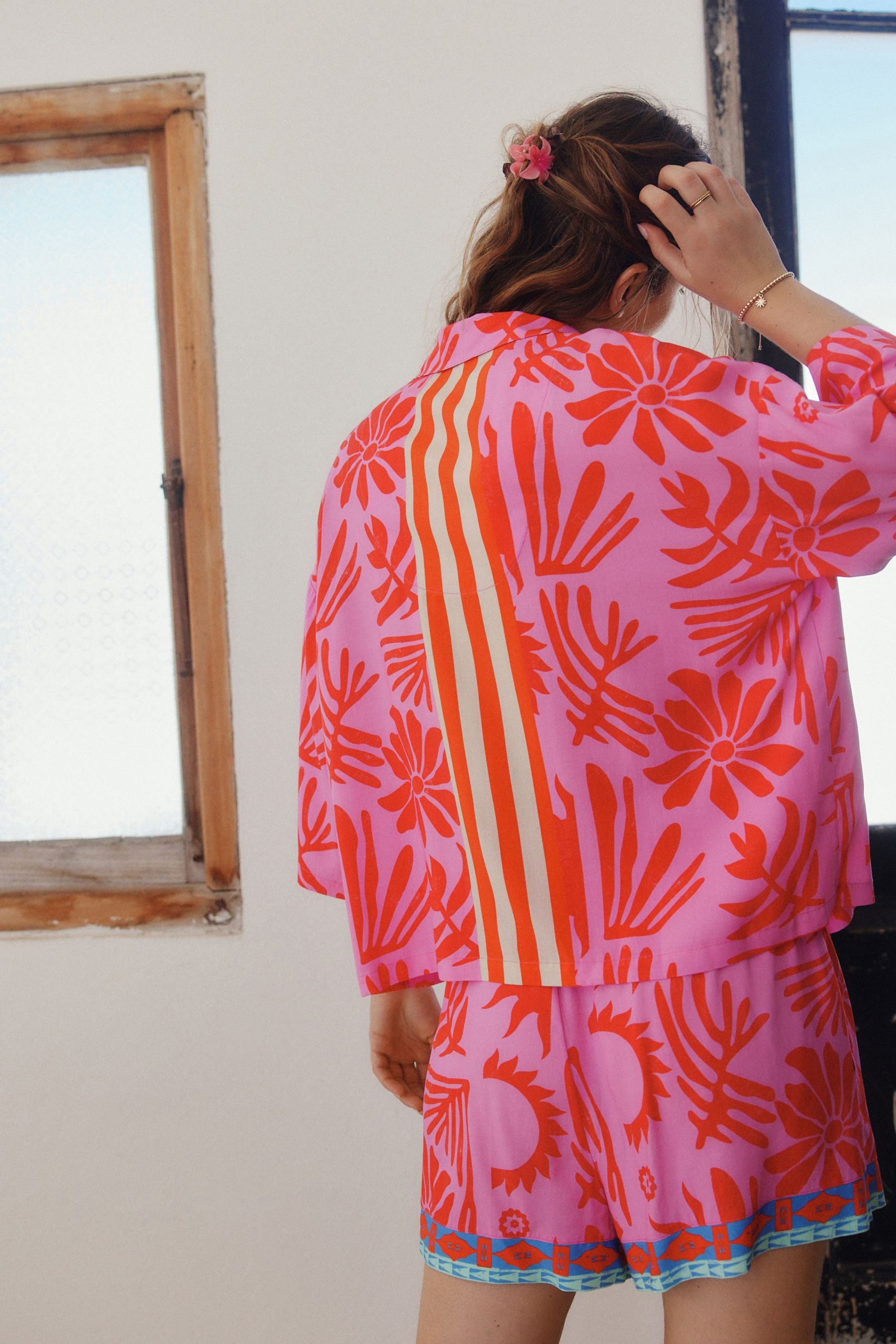 Next Pyjama Durchgeknöpfter kurzer Schlafanzug (2 günstig online kaufen