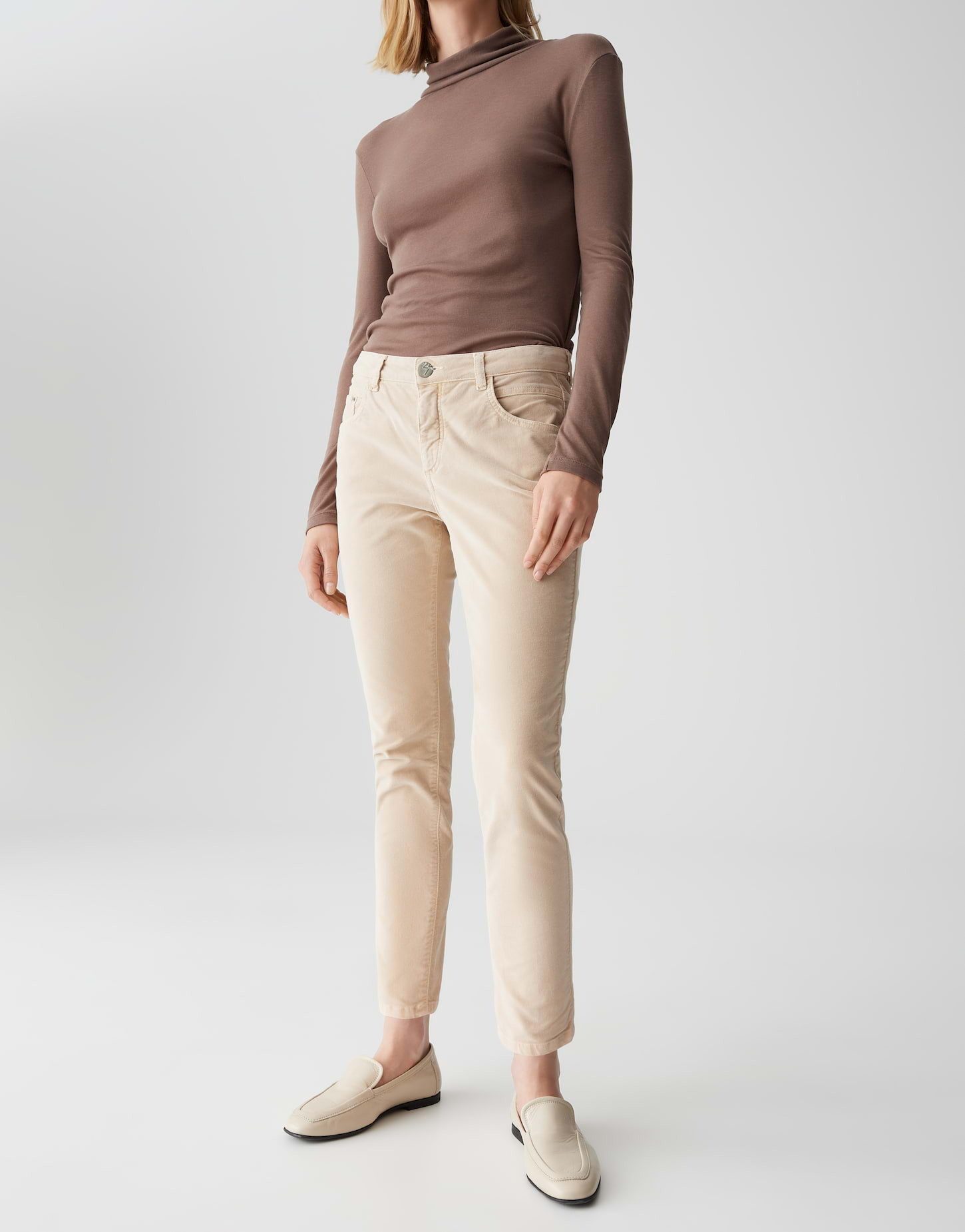 OPUS 5-Pocket-Jeans ELMA COZY Straight Fit aus BCI Cotton Mix gerader Beinv günstig online kaufen