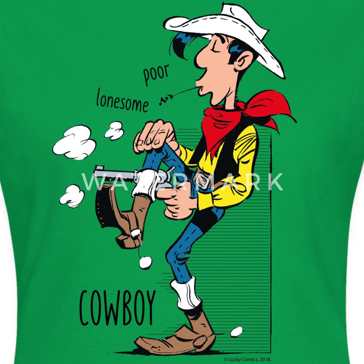 Spreadshirt T-Shirt Lucky Luke Poor Lonesome günstig online kaufen