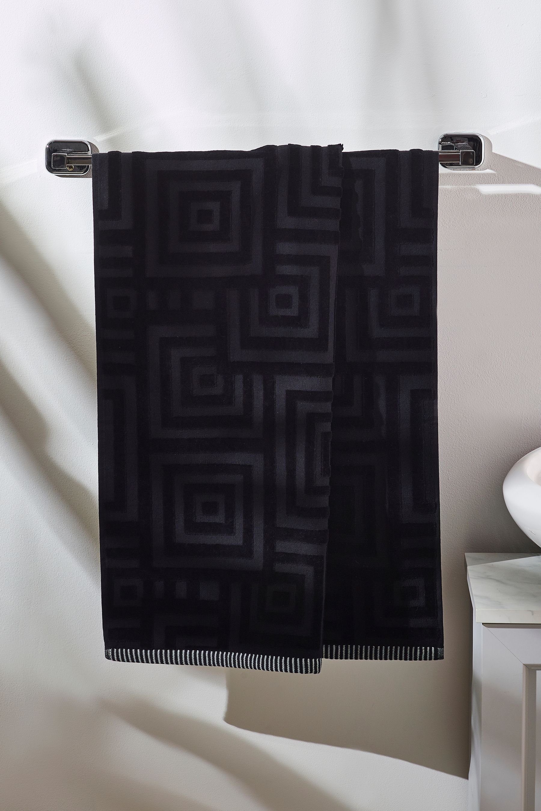 Next Handtuch Handtuch mit geometrischem Muster, günstig online kaufen