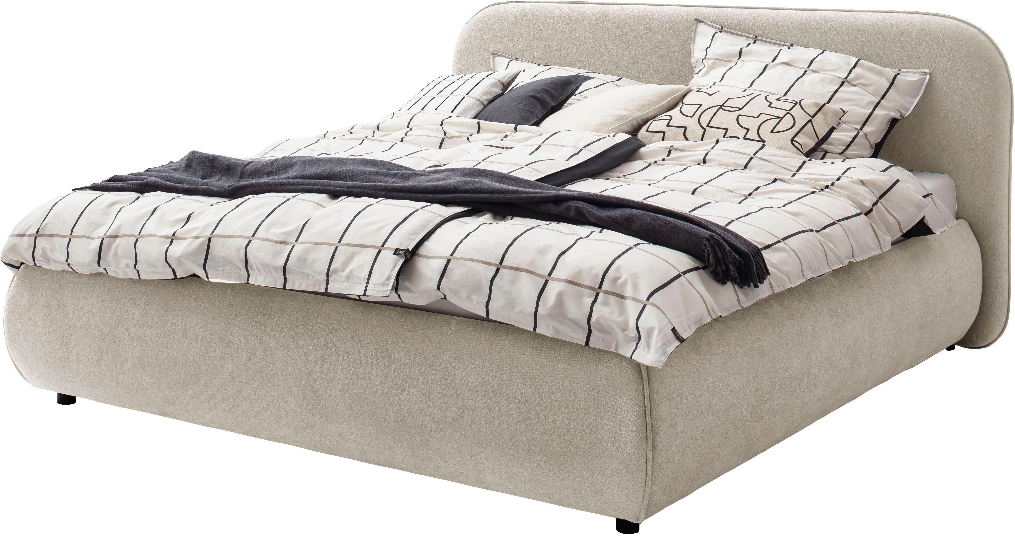 SCHÖNER WOHNEN-Kollektion Polsterbett LISSABON wahlweise mit Bettkasten, erhältlich in der Größe 180x200cm, in verschiedenen Farben erhähltlich