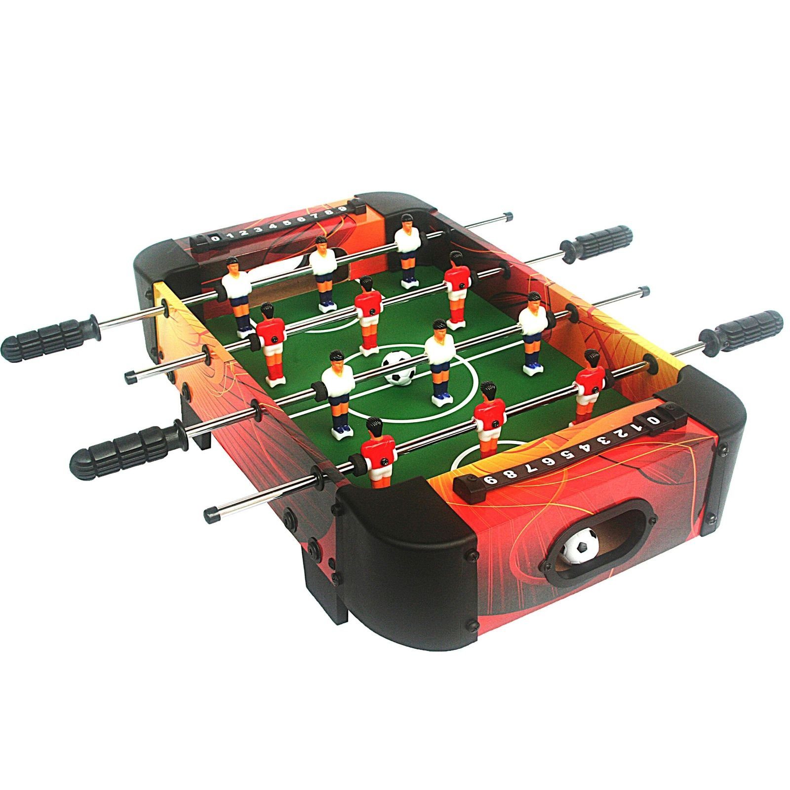 Best Sporting Mini-Tischkicker Mini-Tischkicker Goal - 53 x 31 cm, Mit 12 Spielern und 2 Bällen
