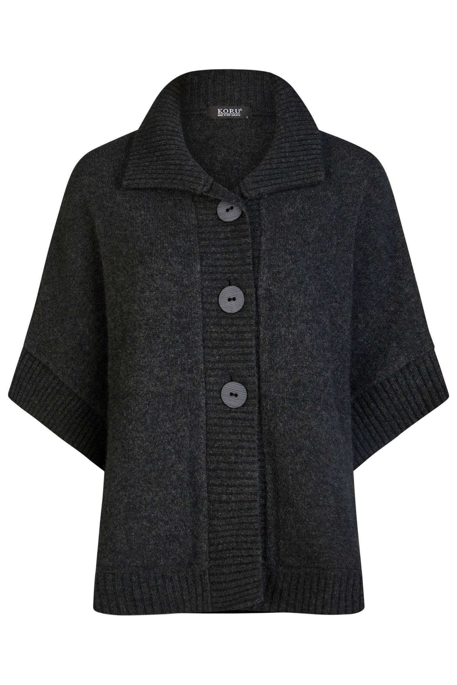 Koru Knitwear Strickcape Cape mit Taschen günstig online kaufen