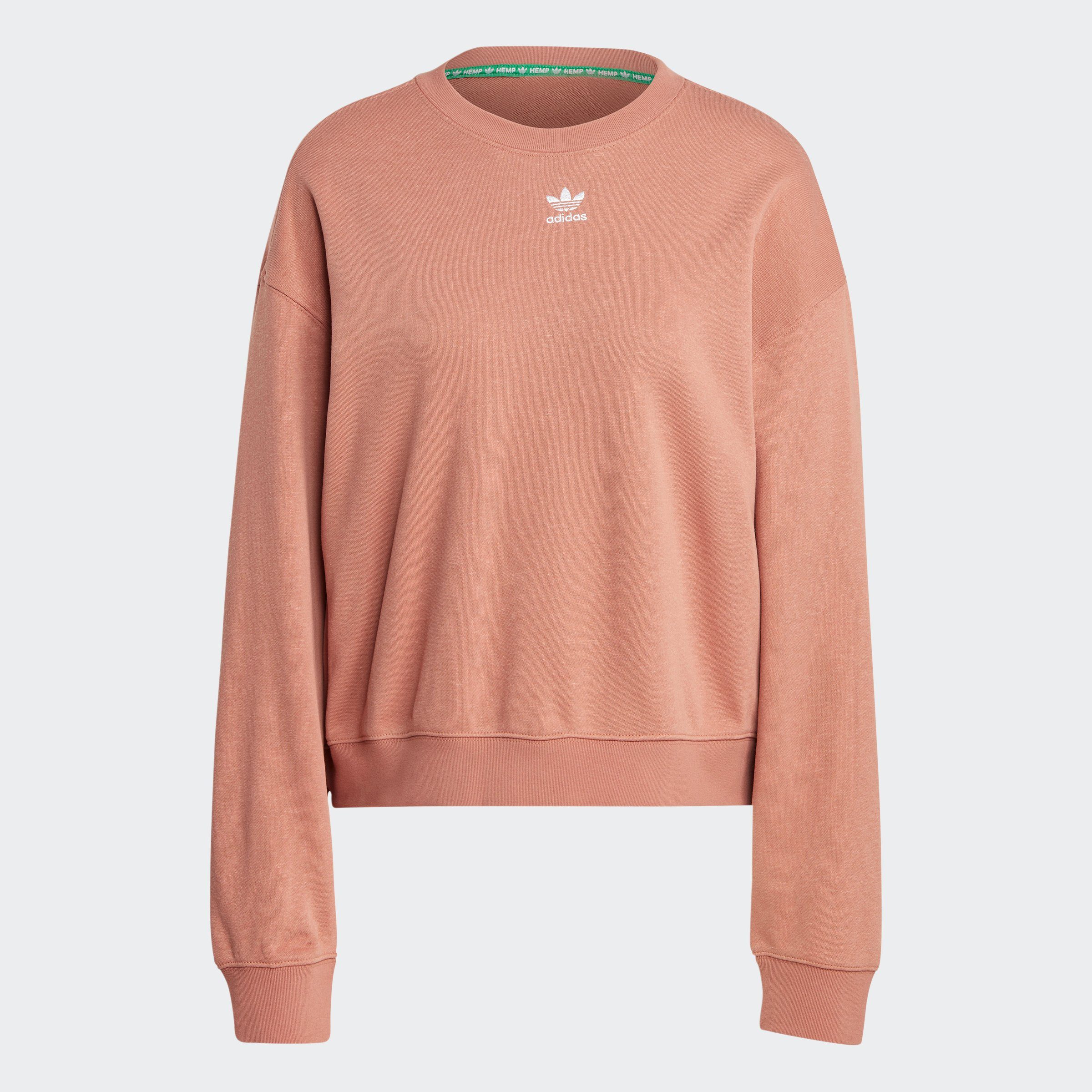 adidas Originals HEMP Clay Strata Kapuzensweatshirt WITH PULLOVER ESSENTIALS+ MADE