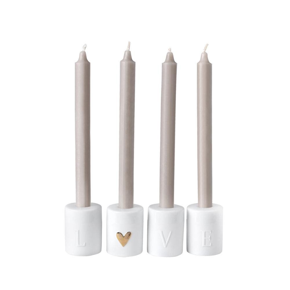 Räder Kerzenhalter Design Kerzenständer Set Love (4-teilig)