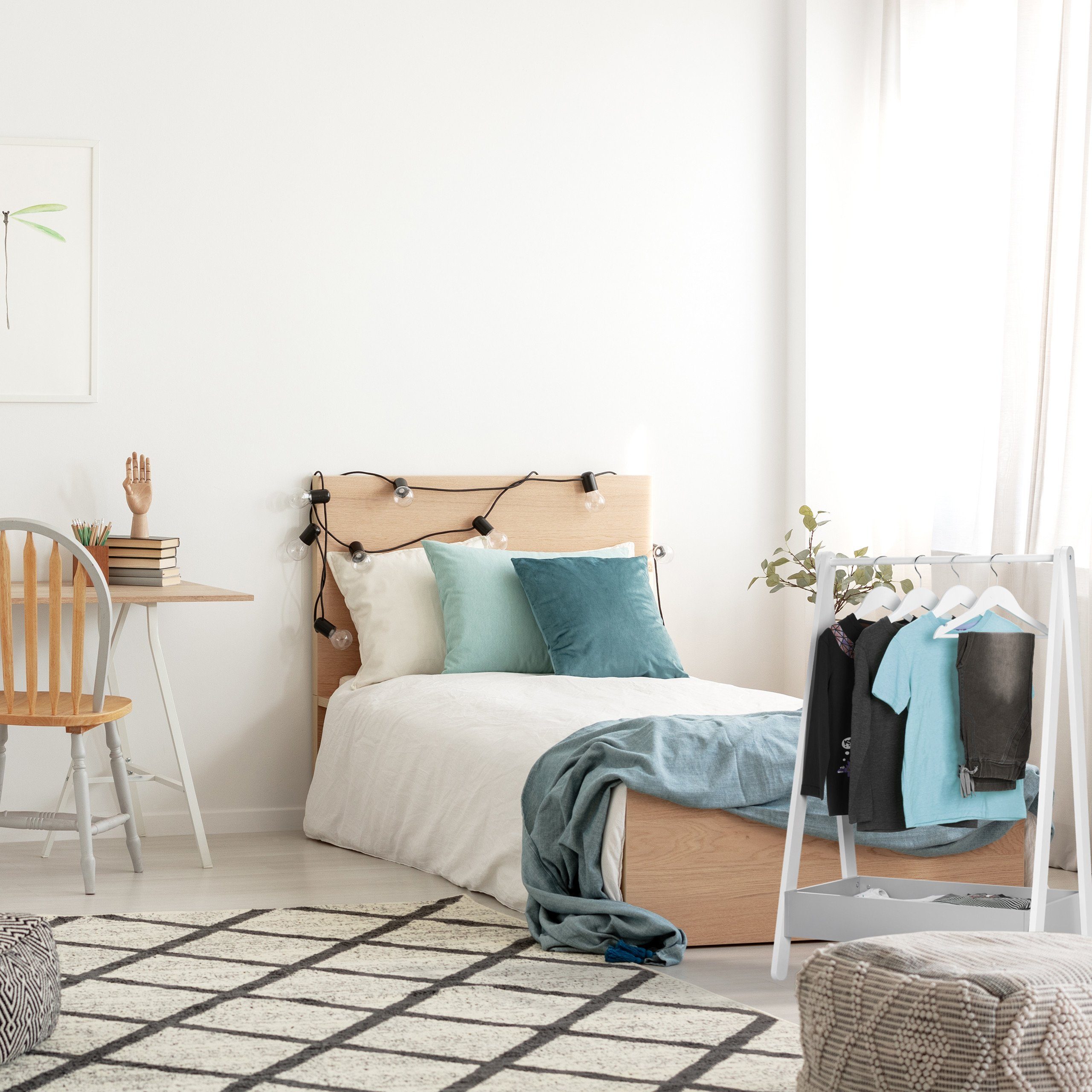 relaxdays Kleiderständer für Kind