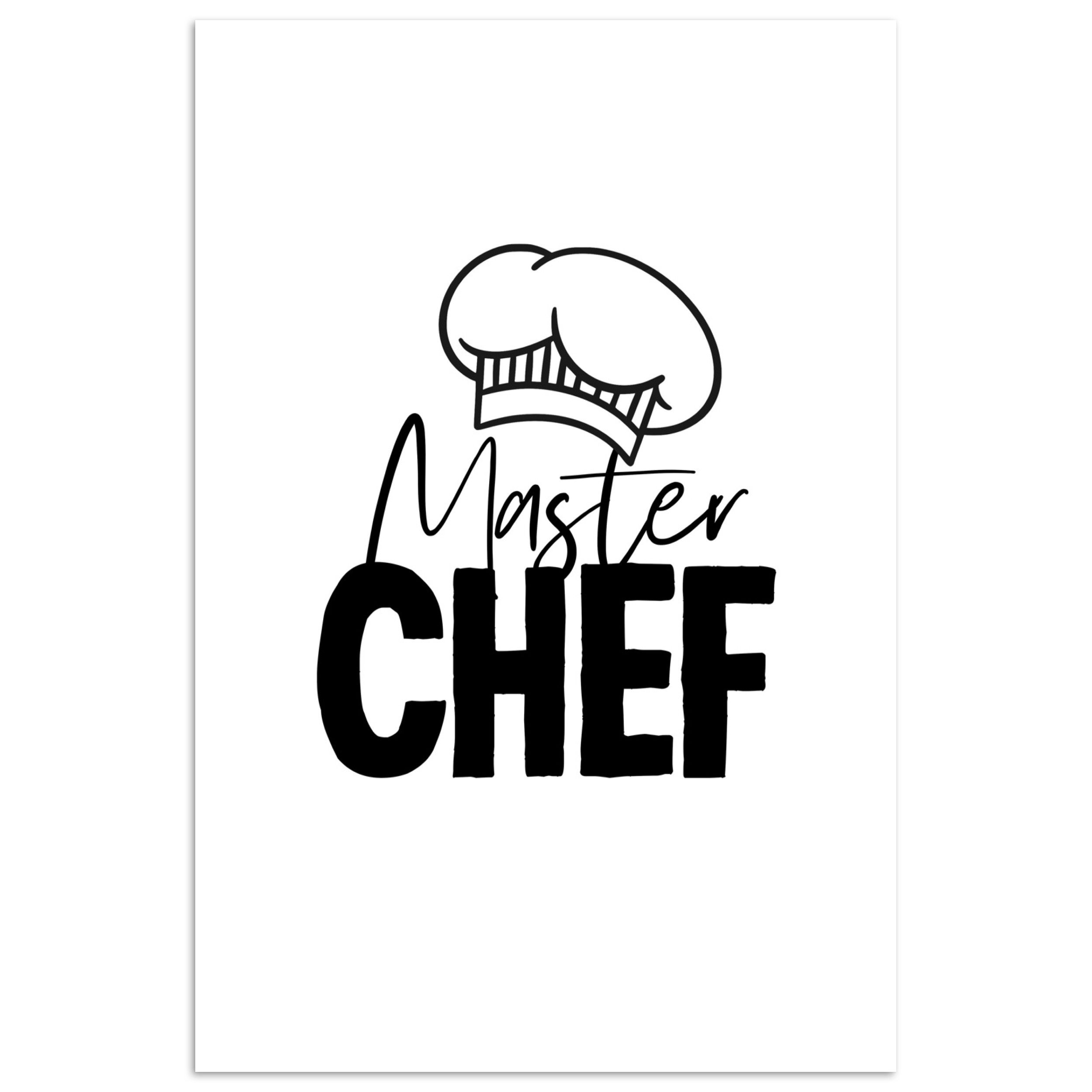 MuchoWow Poster Masterchef - Koch - günstig online kaufen