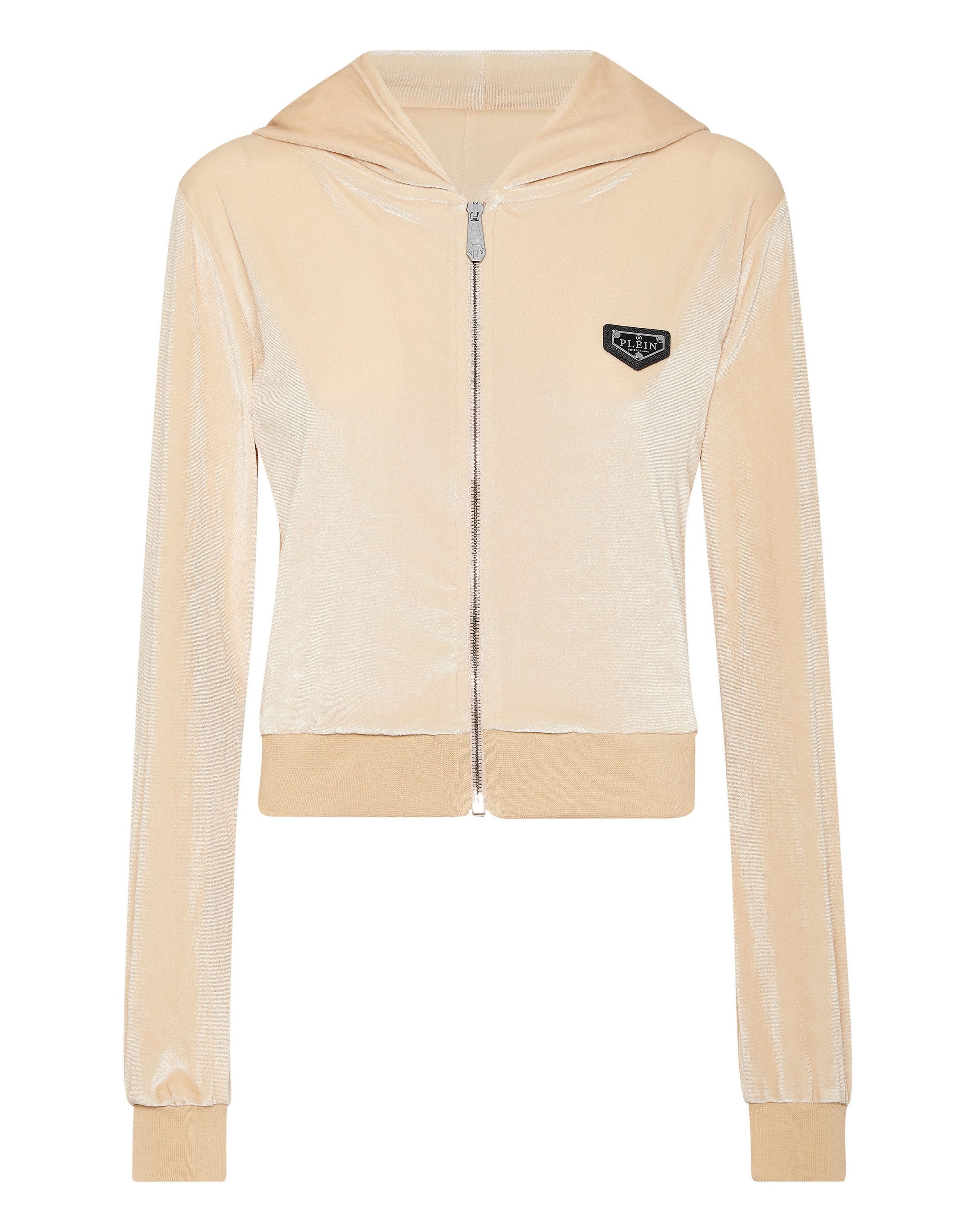 PHILIPP PLEIN Kapuzensweatjacke Skull Mit Schmucksteinen