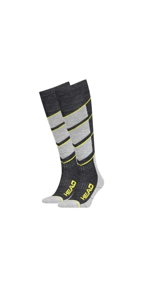 Head Funktionssocken HEAD UNISEX SKI V-SHAPE KNEEHIGH 2P