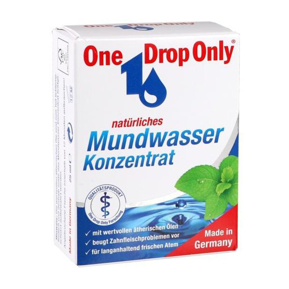 ONE DROP ONLY Chem.-pharm. Vertr. GmbH Mundwasser ONE DROP Only natürl.Mundwasser Konzentrat, 25 ml