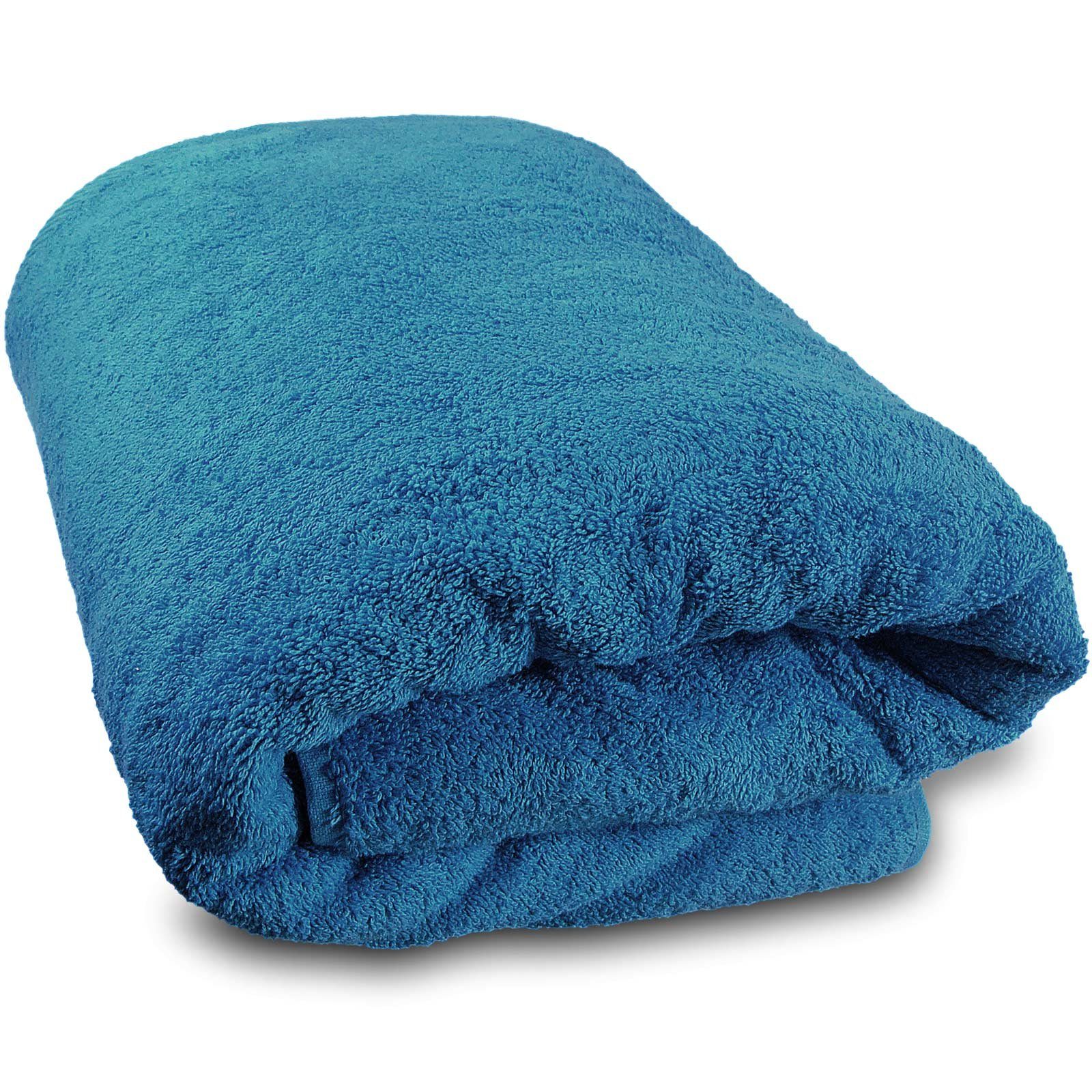 Lanudo Badetücher Lanudo® Saunahandtuch "Pure Line" 80x200 cm div. Farben, 100% Baumwolle (1-St)