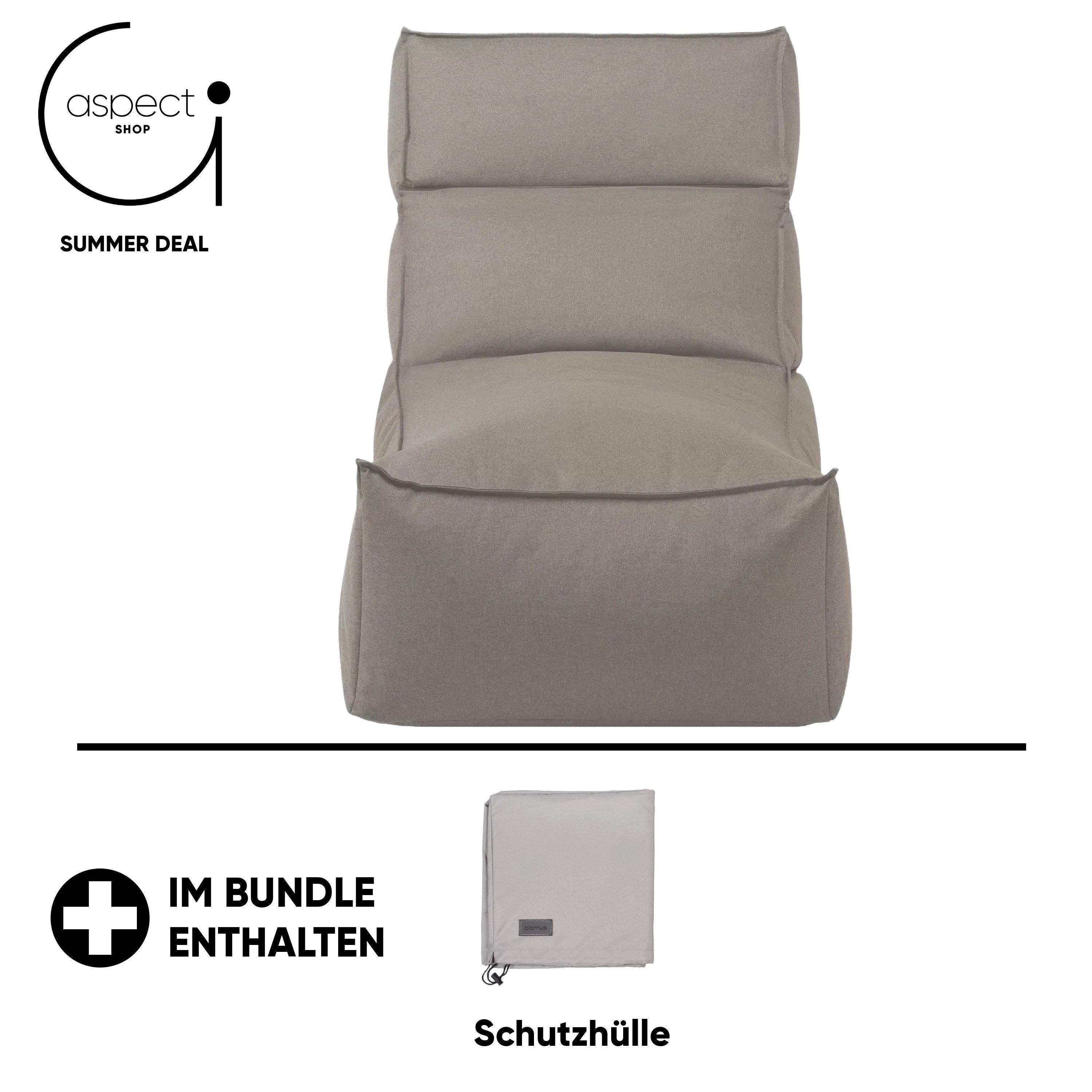 blomus Loungesofa Blomus Outdoor-Lounger STAY inkl. GRATIS Schutzhülle