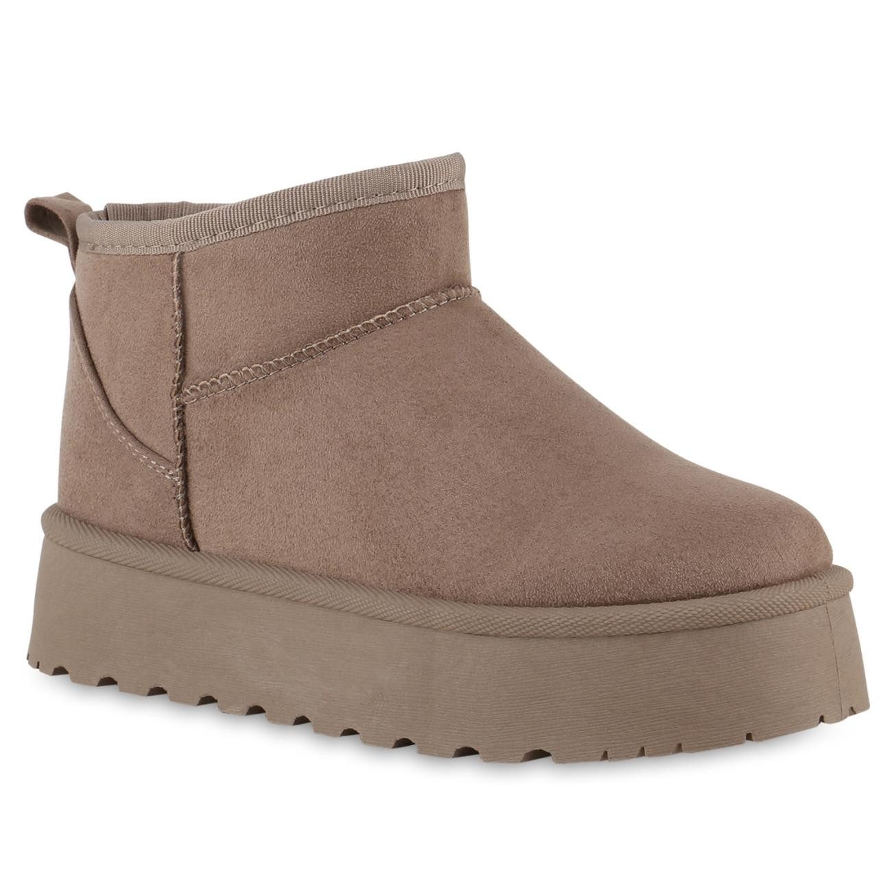 VAN HILL 841506 Winterstiefelette Damen Warm Gefüttert Winter Boots Stiefel günstig online kaufen