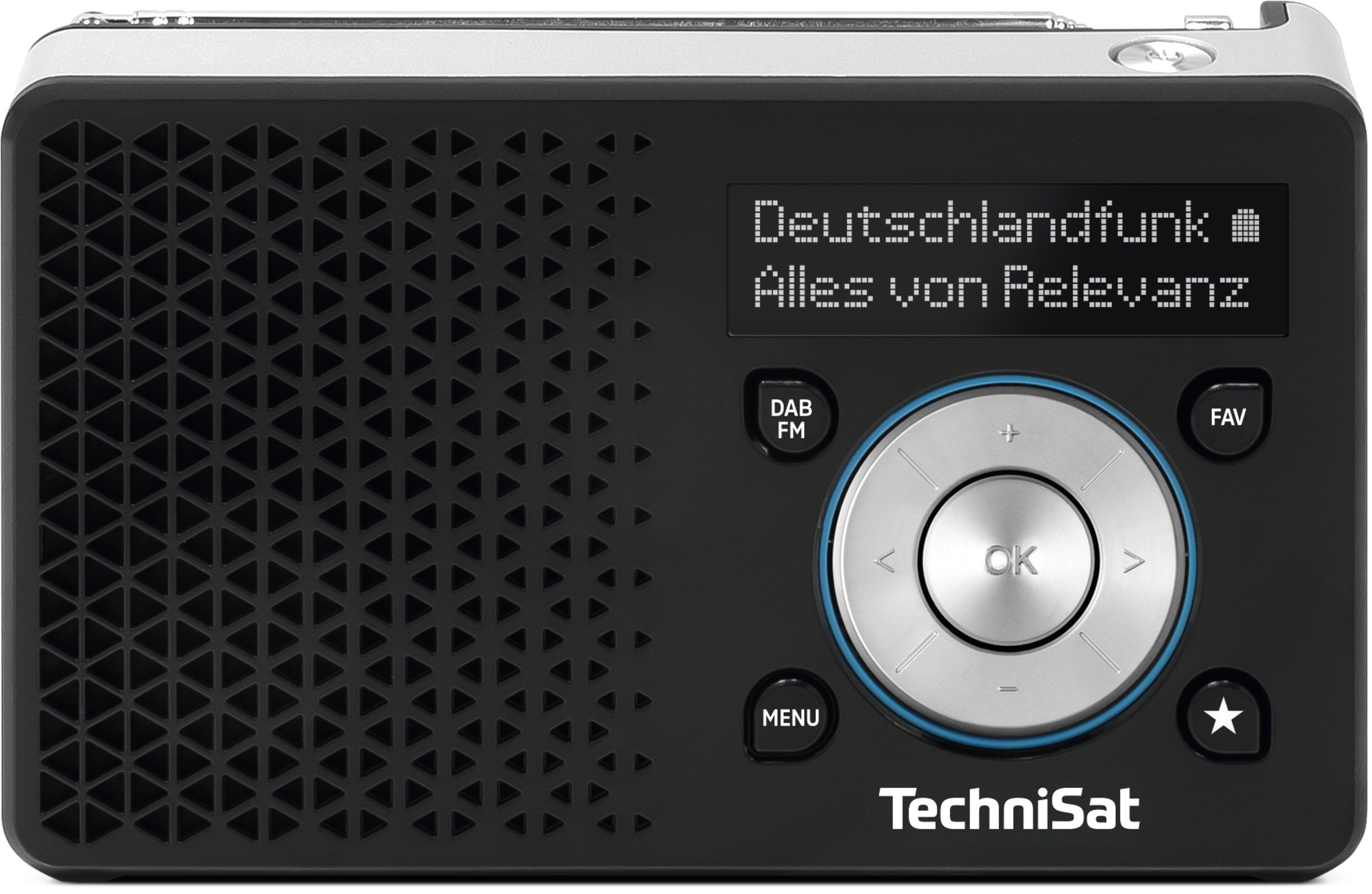 TechniSat DIGITRADIO 1 A Digitalradio (DAB) (Digitalradio (DAB), FM-Tuner mit RDS, 1 W, DAB+/UKW-Radio, Akku- und Netzbetrieb, ASA Warnmeldungen über DAB)