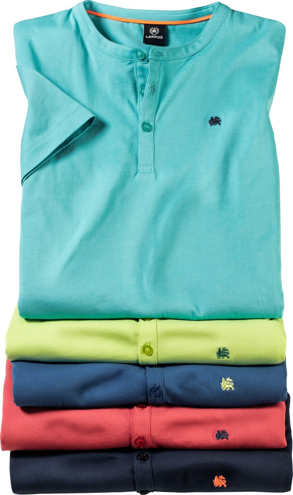 LERROS T-Shirt (5er-Pack) formstabile, Qualität farbsatte