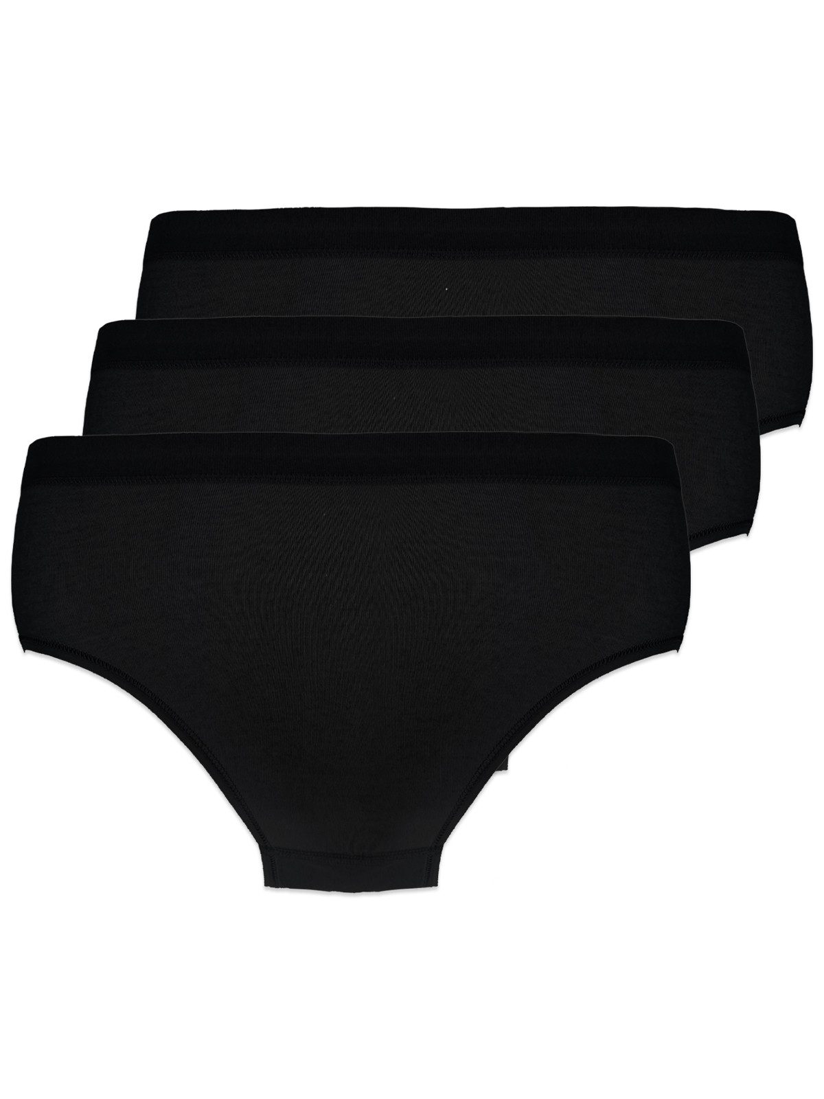 Hüftslip 3er Pack Damen Midislip Poesie