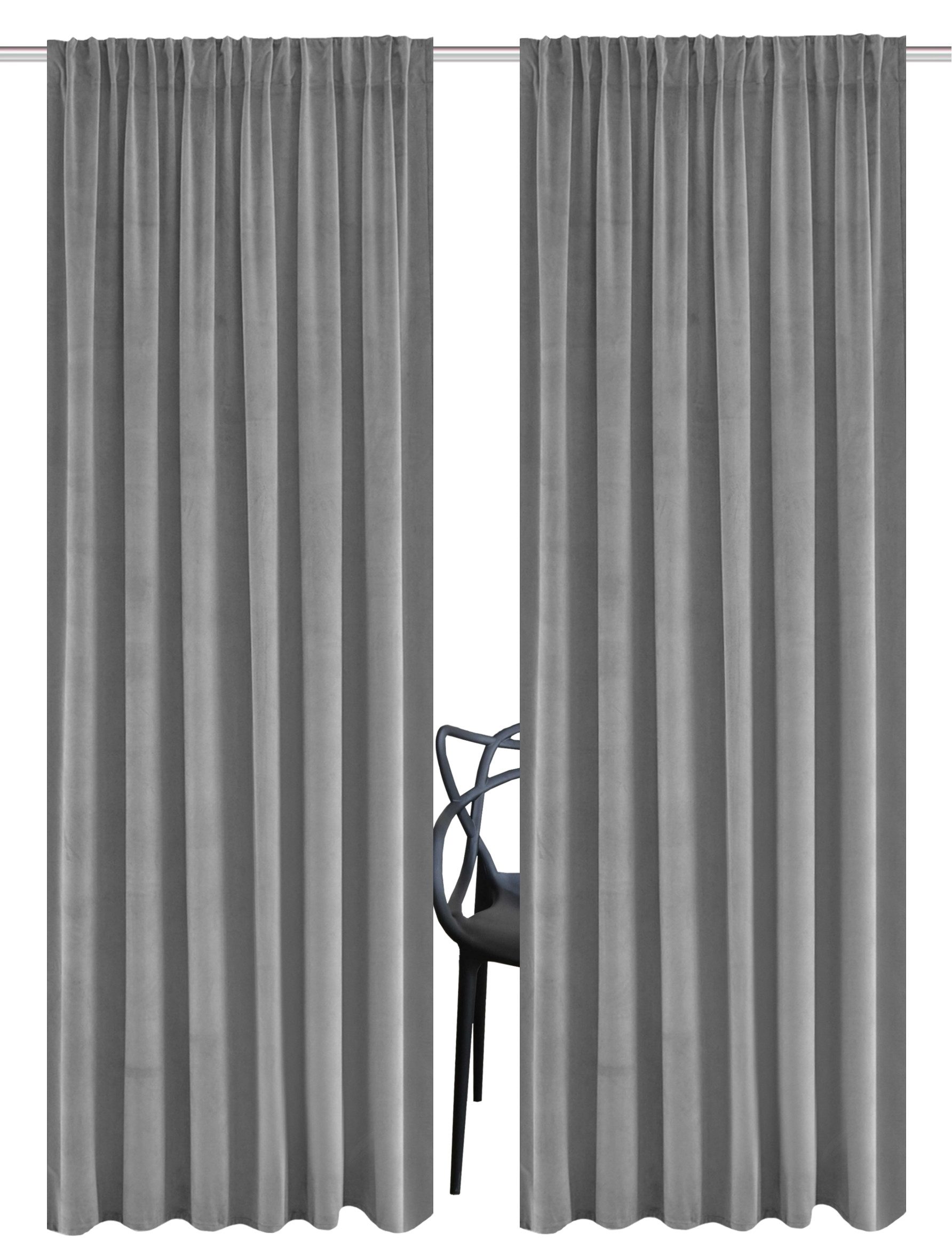 Guido Maria Kretschmer Home&Living Vorhang SAMT (2 St), Multifunktionsband, günstig online kaufen