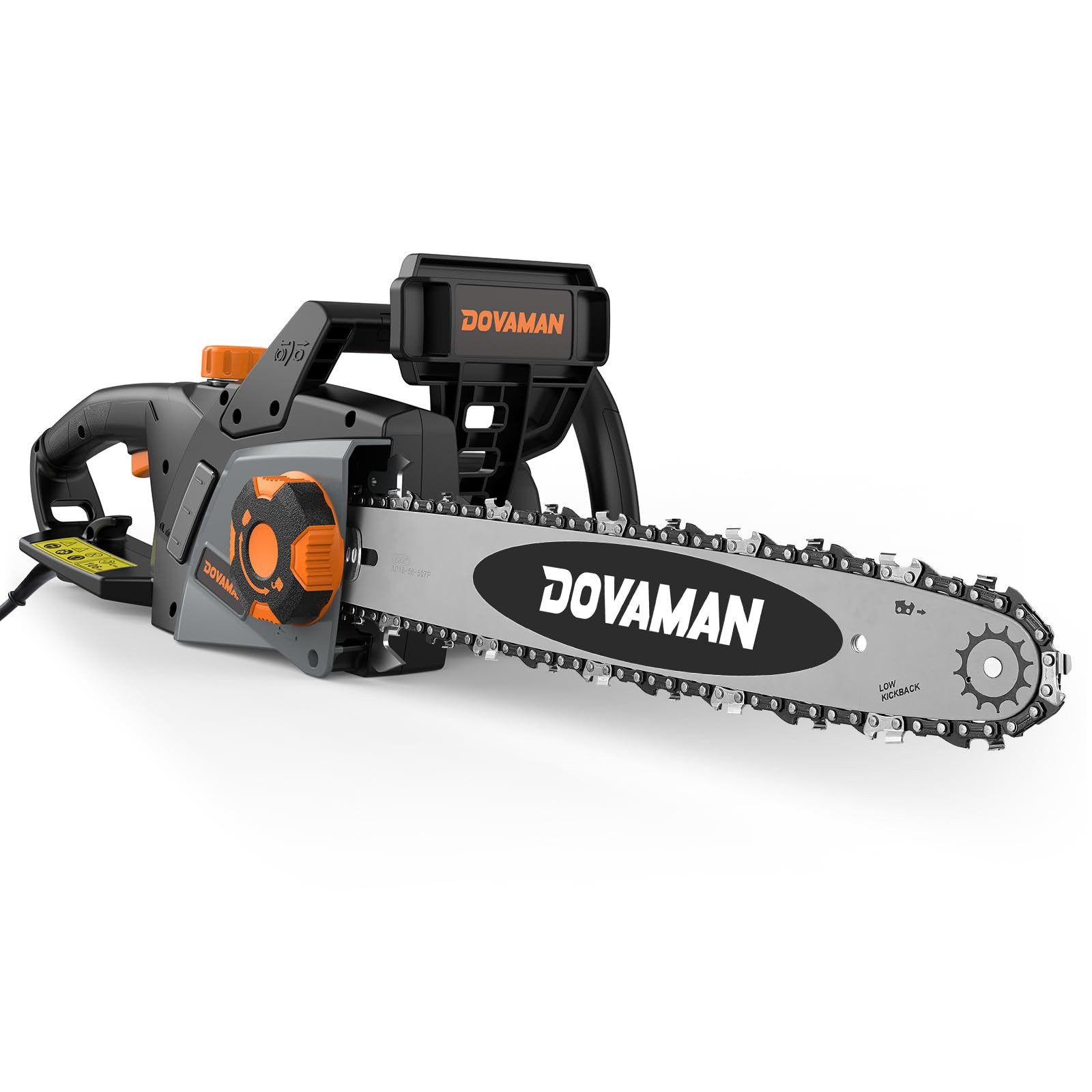 DOVAMAN Elektro-Kettensäge 2400W Werkzeugloses Ein-Schritt-Spannen, 40cm günstig online kaufen