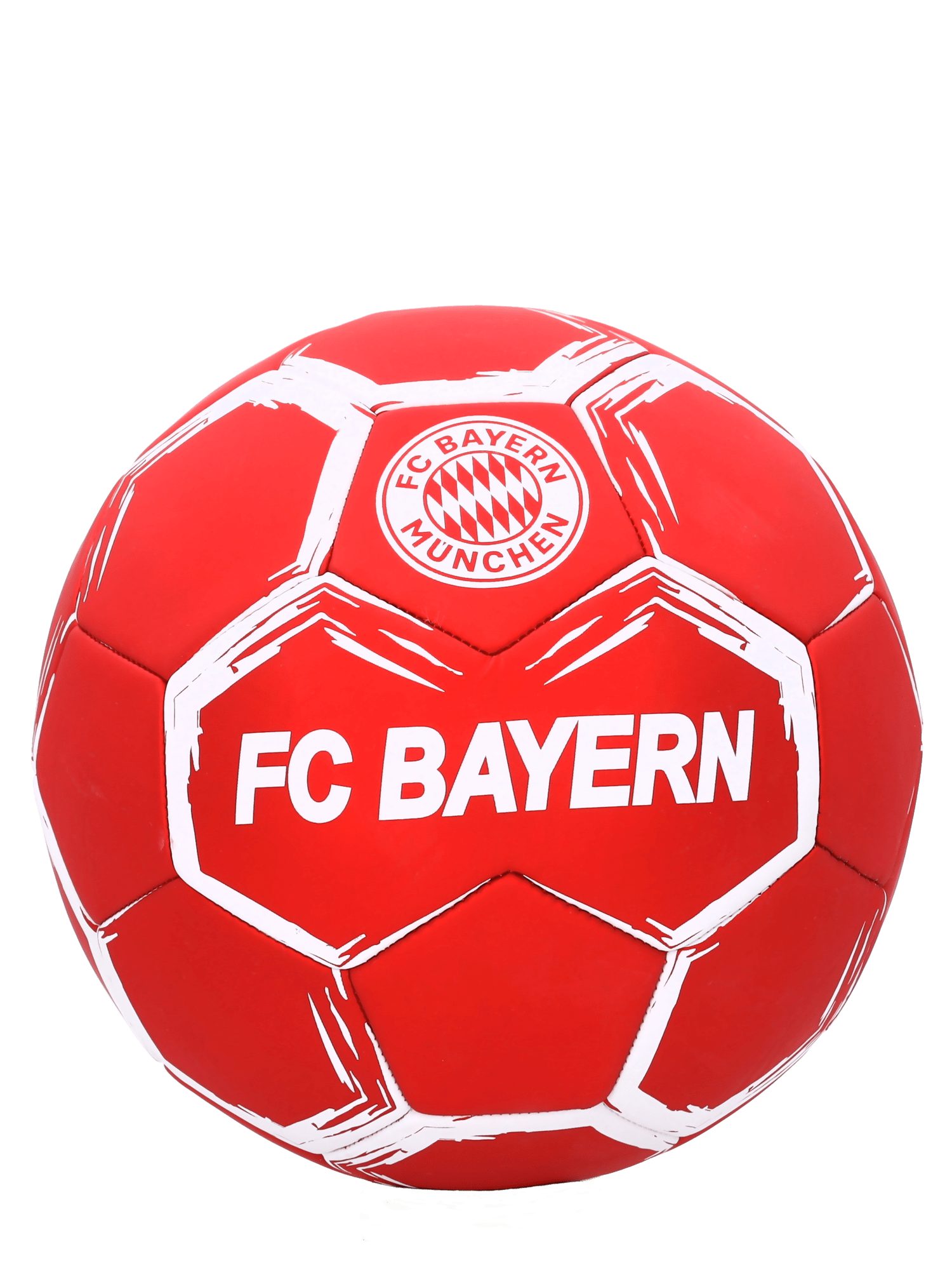 FC Bayern München Fußball FC Bayern München Fußball Größe 5 (Rot/Weiß)