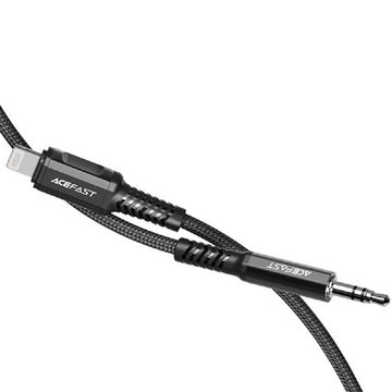 Acefast Audiokabel MFI Lightning - 3,5 mm Miniklinke (männlich) 1,2 m, AUX Audio-Kabel