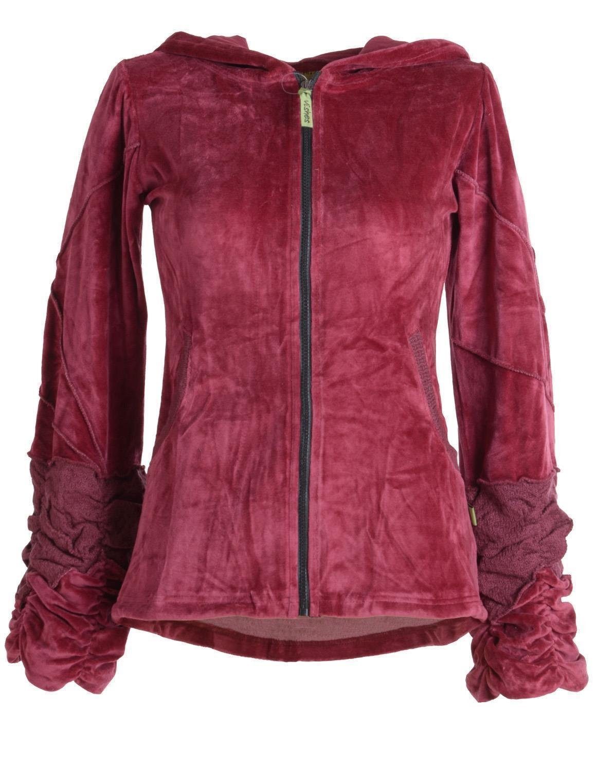 Sommerjacke Samtjacke Hoodie Elfenjacke