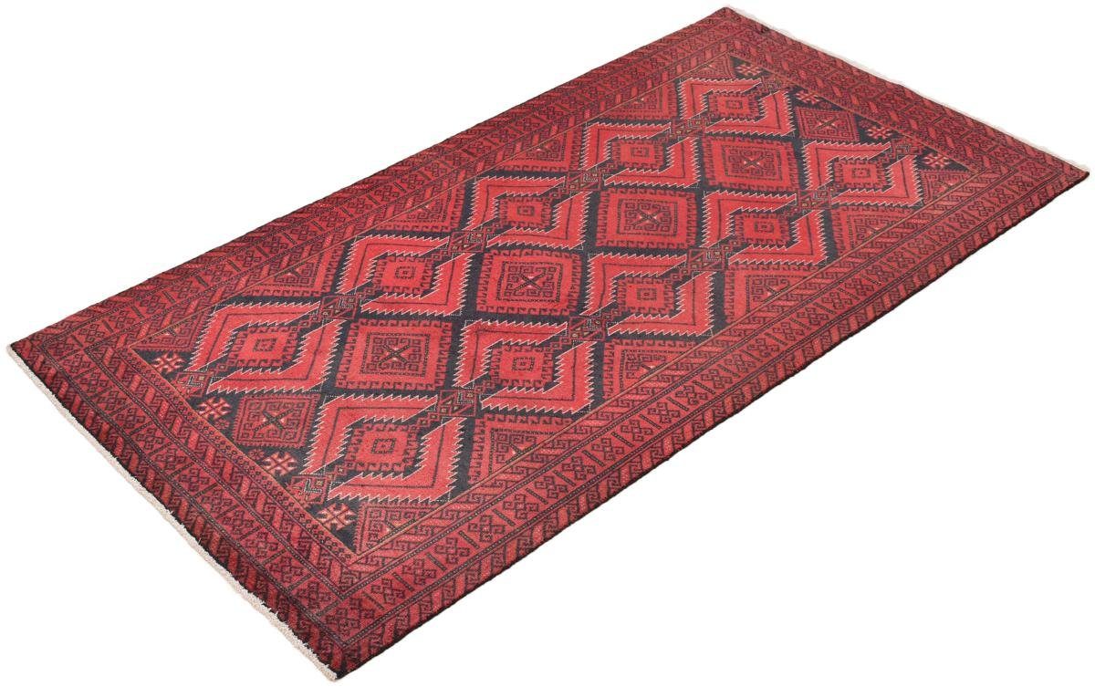 Orientteppich Orientteppich Nain rechteckig, / mm Perserteppich Läufer, Belutsch Trading, 6 Höhe: Handgeknüpfter 101x189