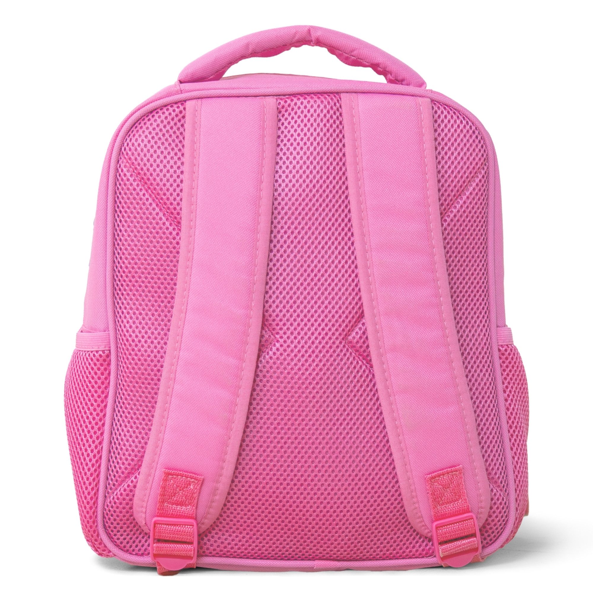 NoBoringSuitcases.com© Rucksack Rosa - Rosa Glitzerherzen, Kinderrucksack, Schulrucksack, Freizeitrucksack, Mädchen, Kindergarten