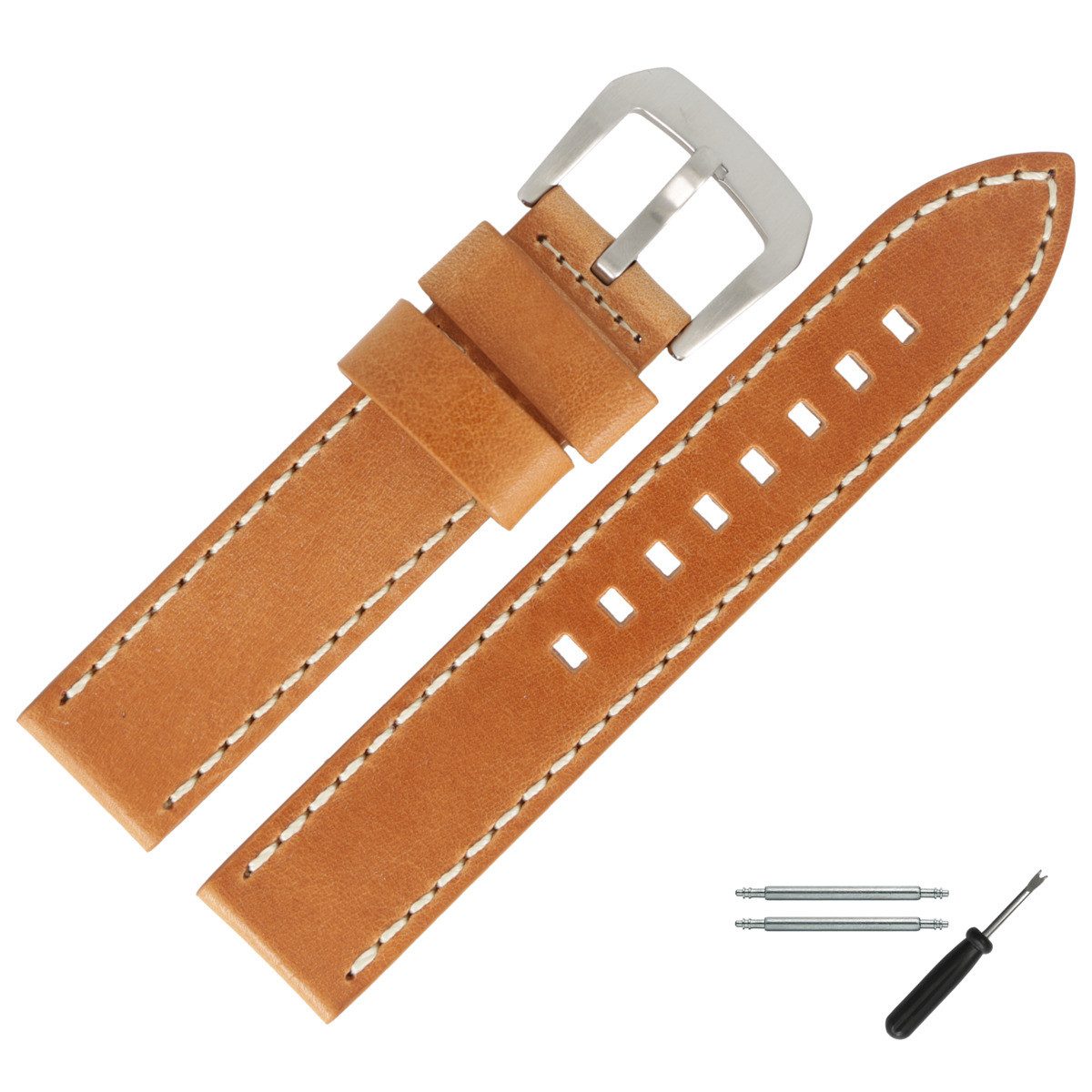 MARBURGER Uhrenarmband 20mm Leder günstig online kaufen
