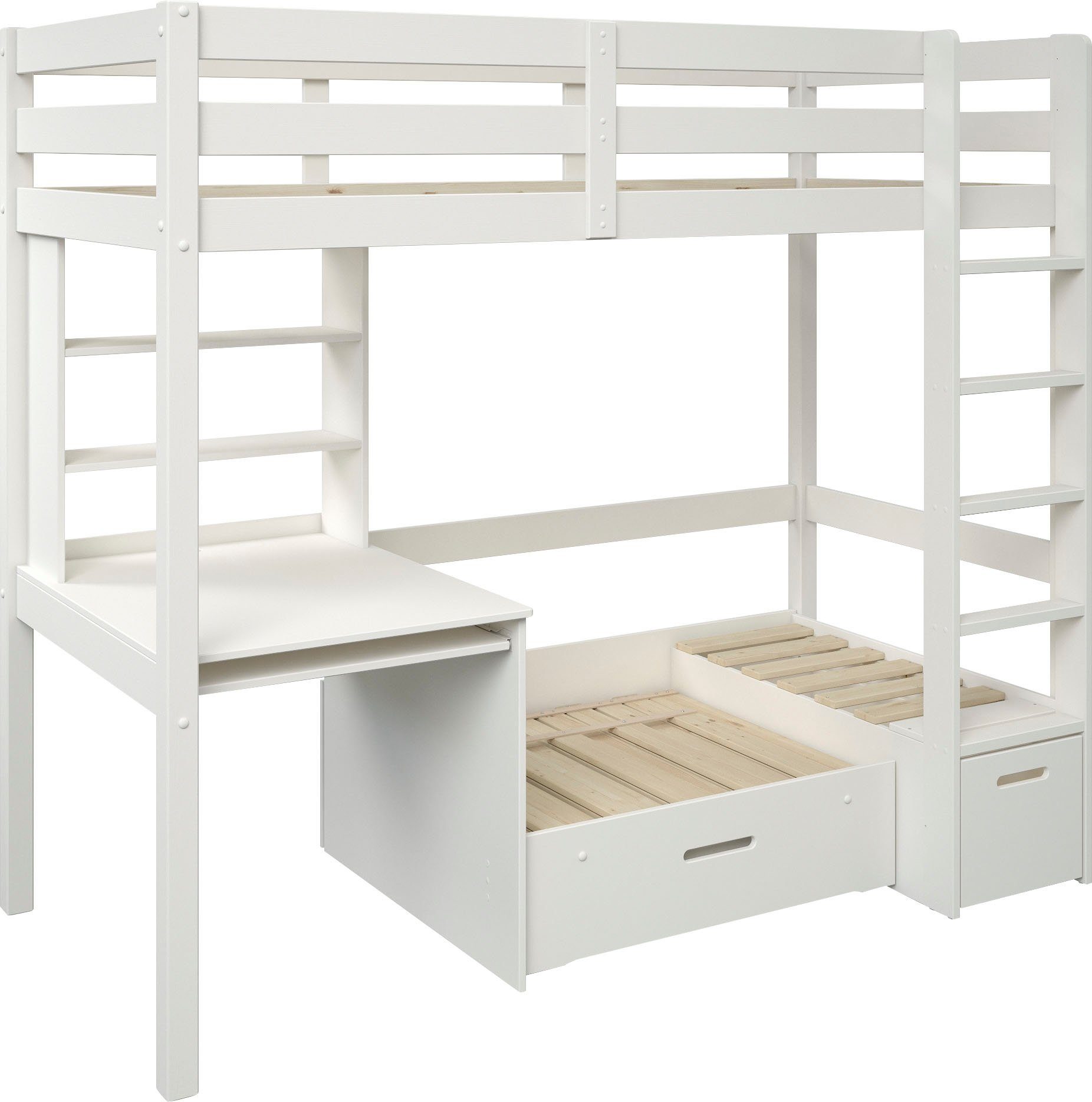 Weiße Betten 200x200 mit Stauraum online kaufen | OTTO